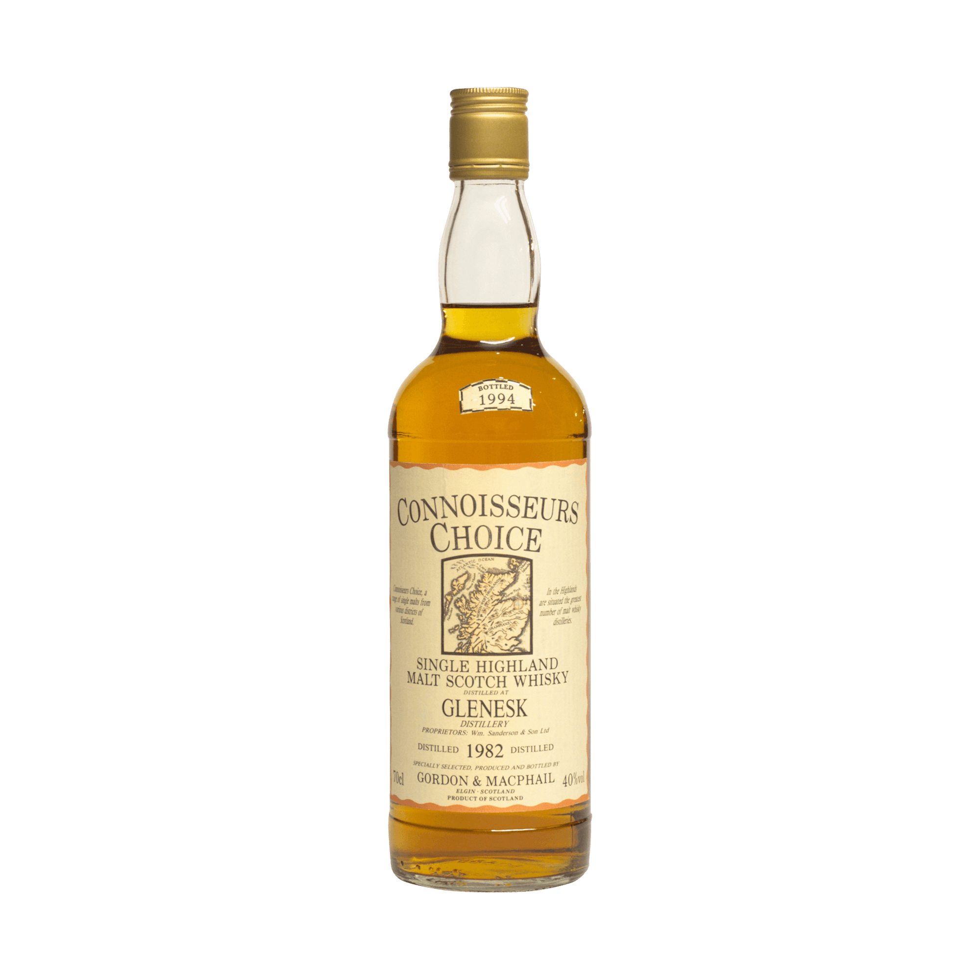 Glenesk 1982 12 Year Old 'Connoisseurs Choice' Gordon & MacPhail 40.00%