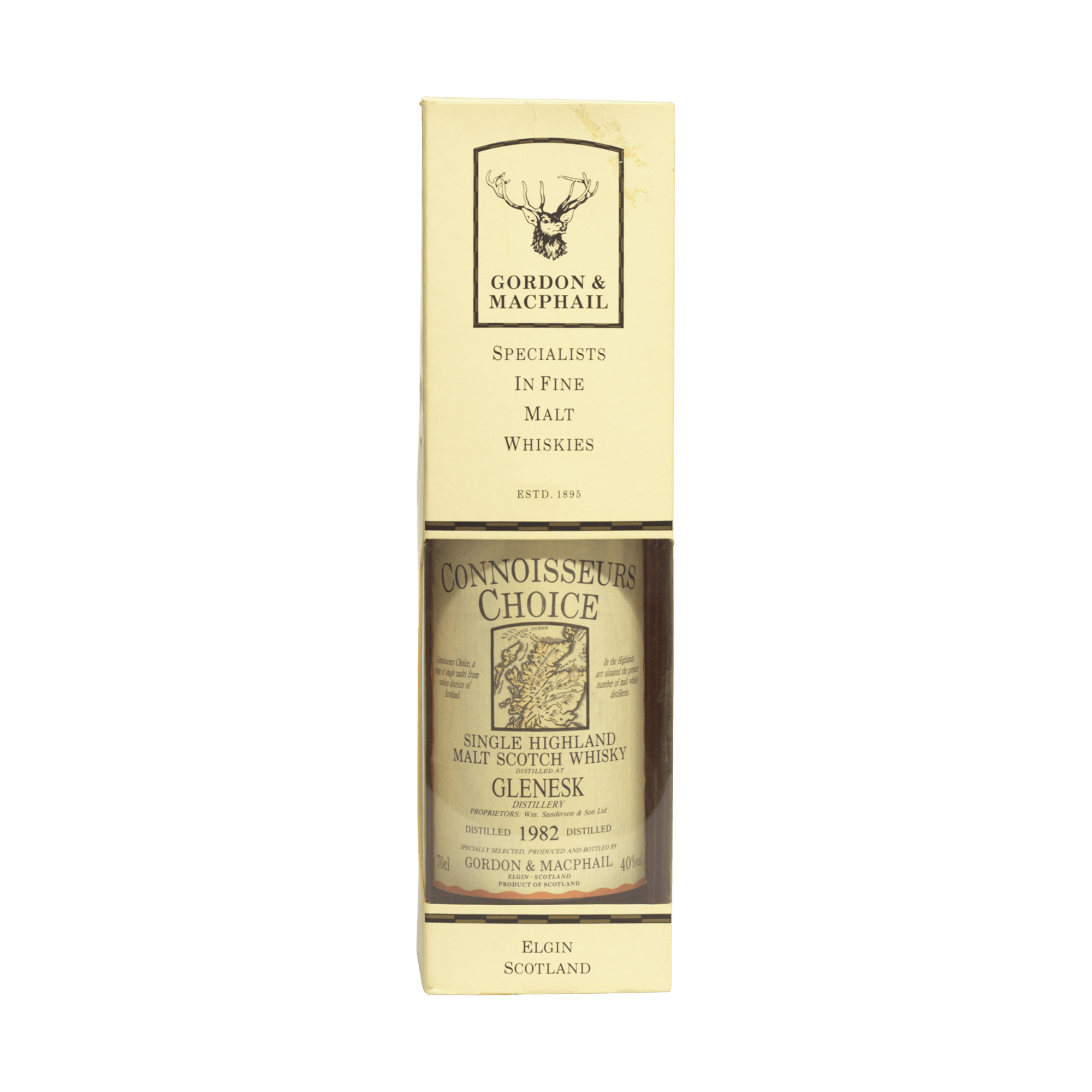 Glenesk 1982 12 Year Old 'Connoisseurs Choice' Gordon & MacPhail 40.00%
