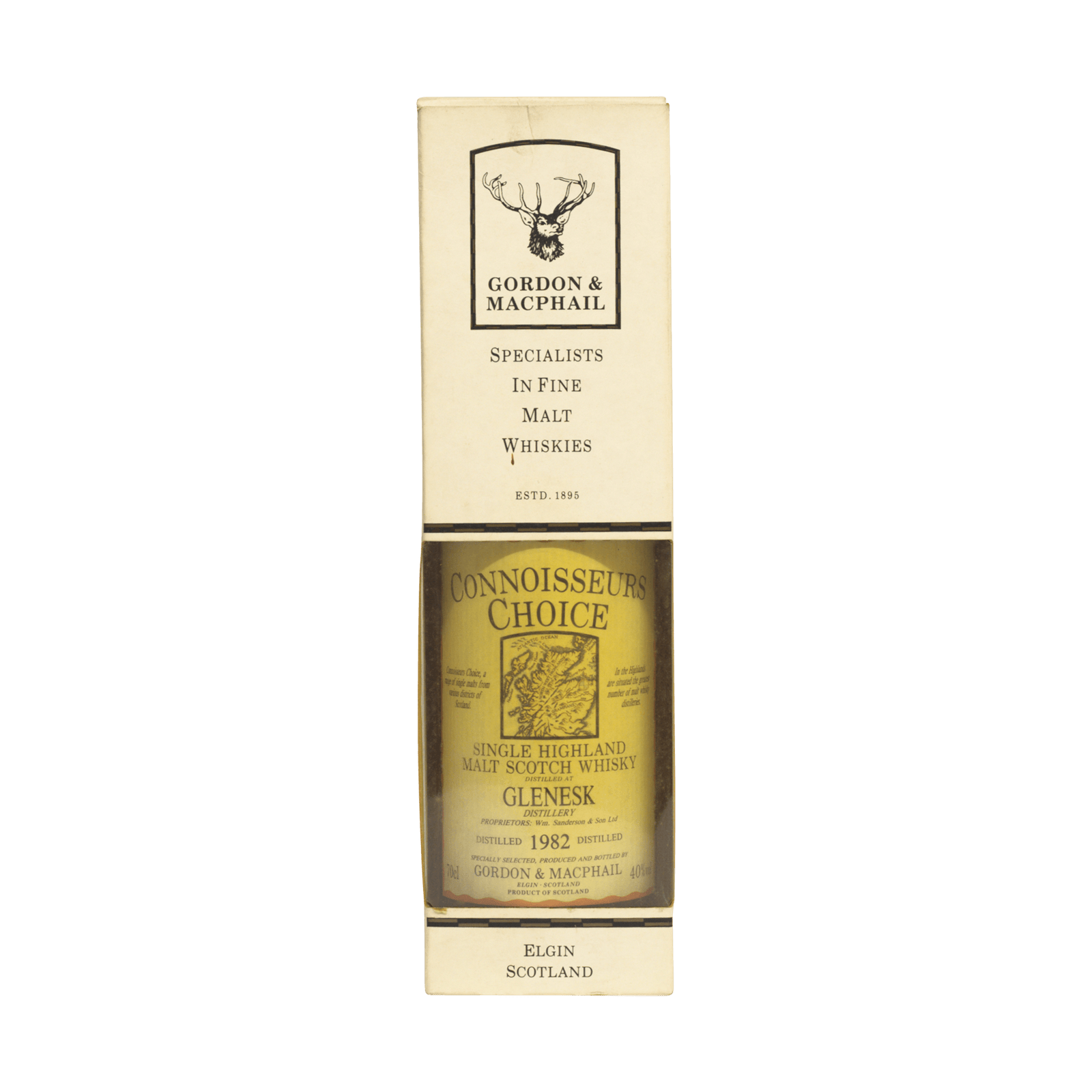 Glenesk 1982 13 Year Old 'Connoisseurs Choice' Gordon & MacPhail 40.00%