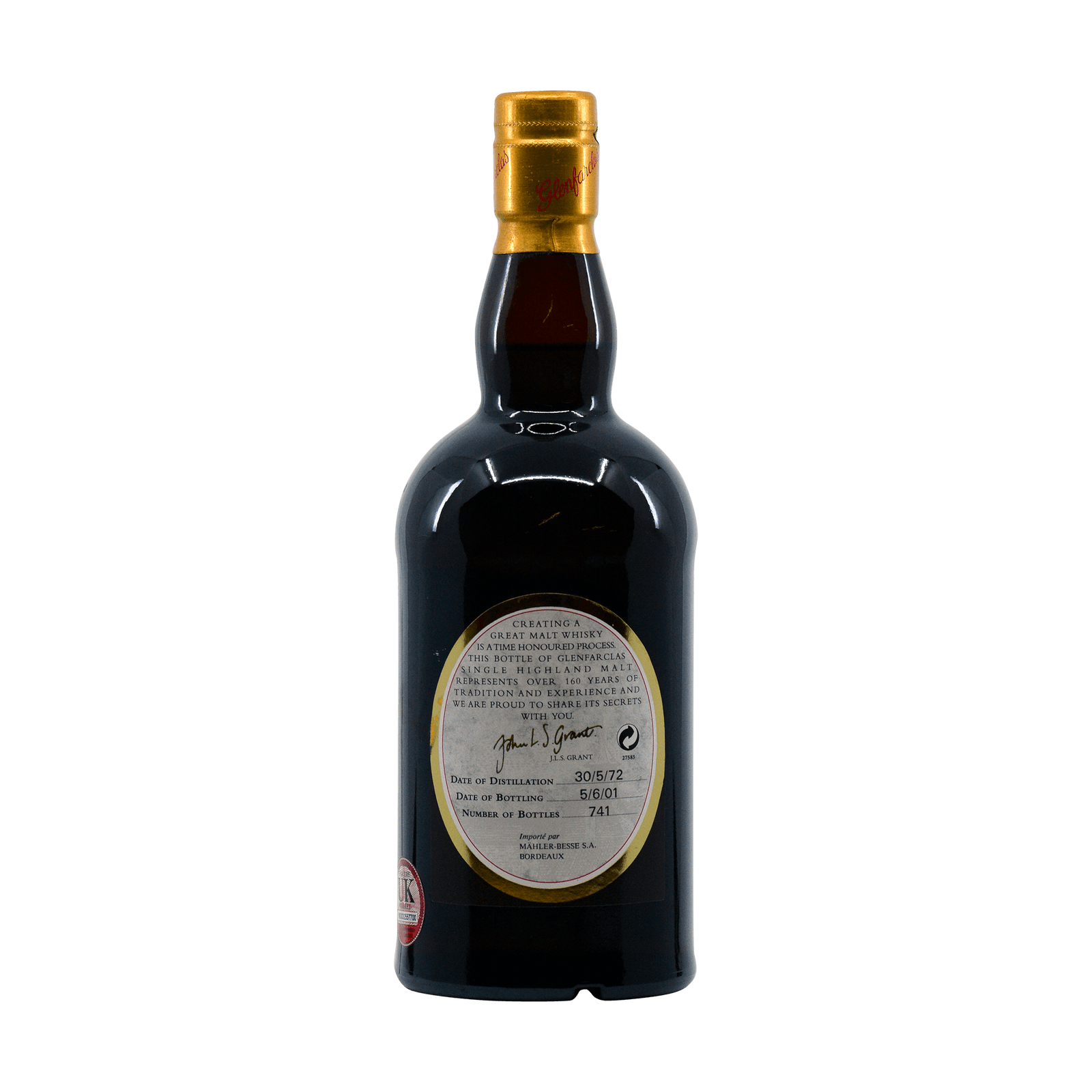 Glenfarclas 1972 29 Year Old Limited Edition 43.00%