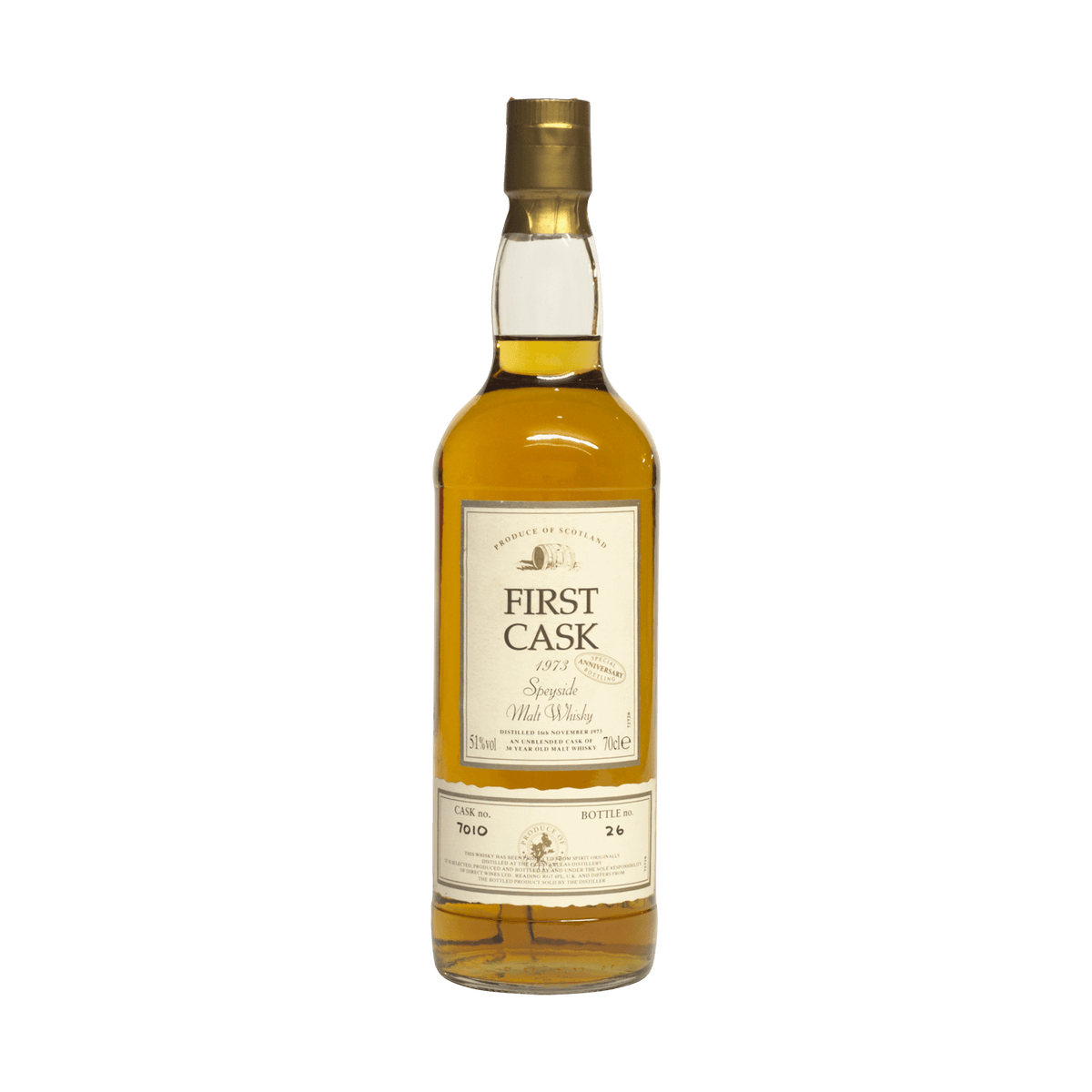 Glenfarclas 1973 30 Year Old &#39;First Cask&#39; 51.00%