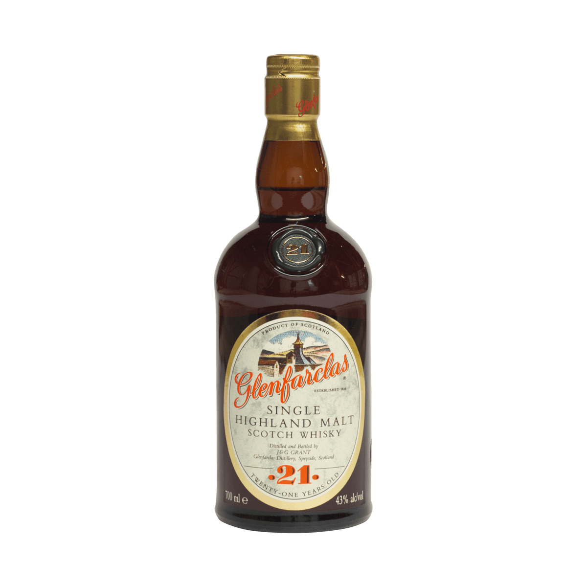 Glenfarclas 21 Year Old J&amp;G Grant 43.00%