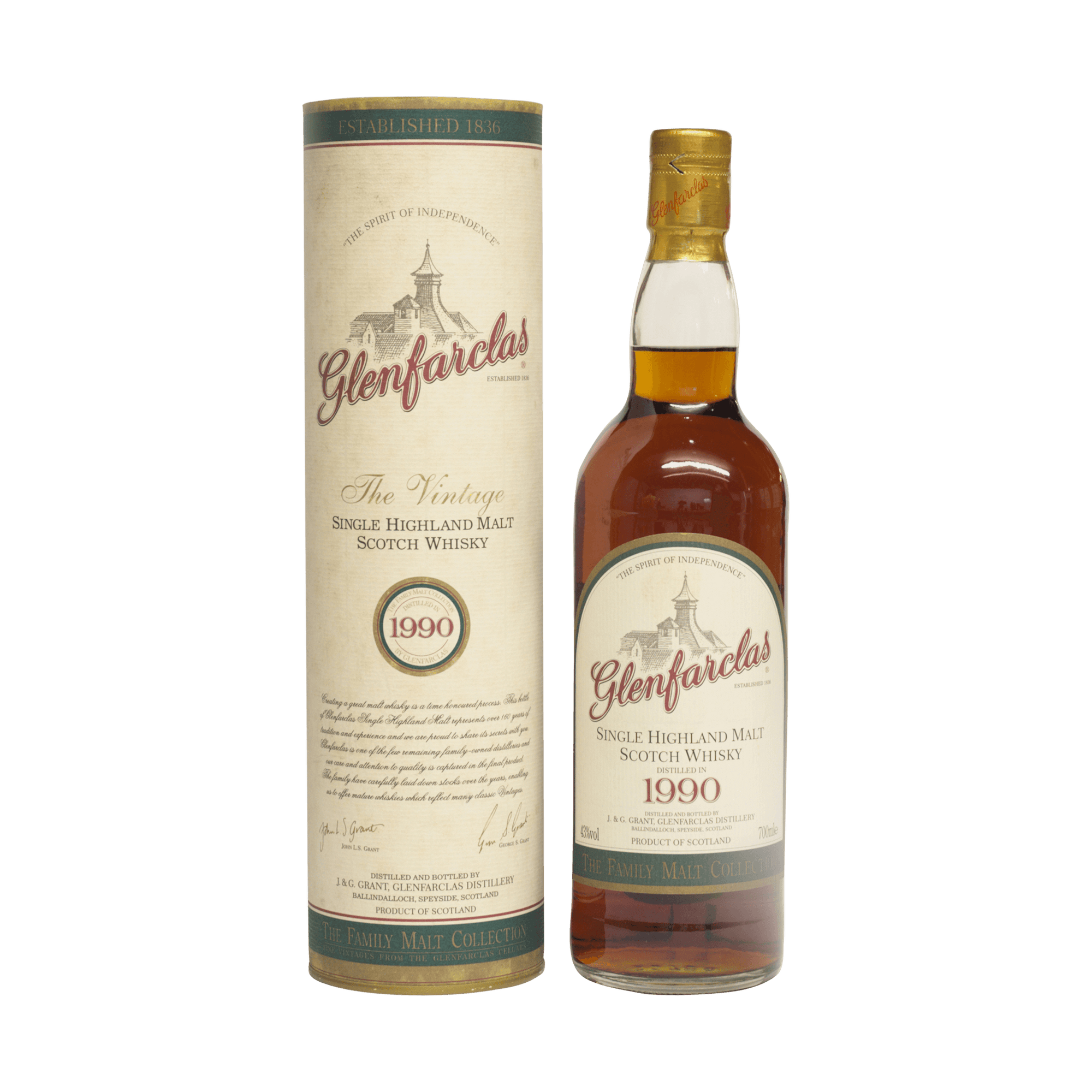 Glenfarclas 1990 ‘The Family Malt Collection’ 43.00%