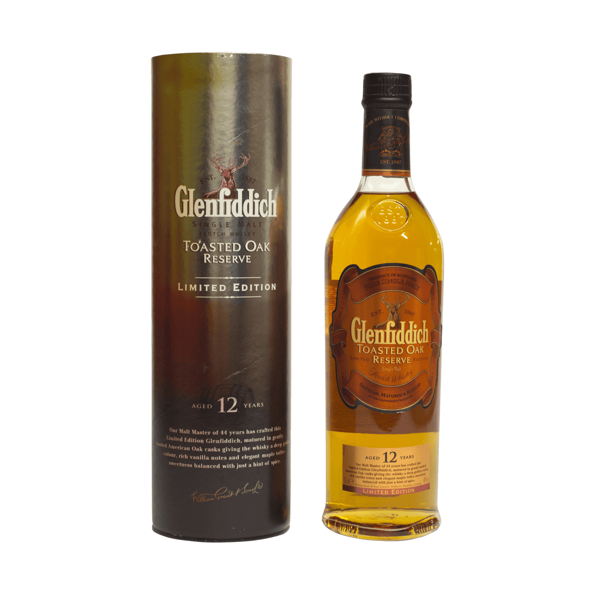 Glenfiddich 12 Year Old 'Toasted Oak Reserve' 43.00%