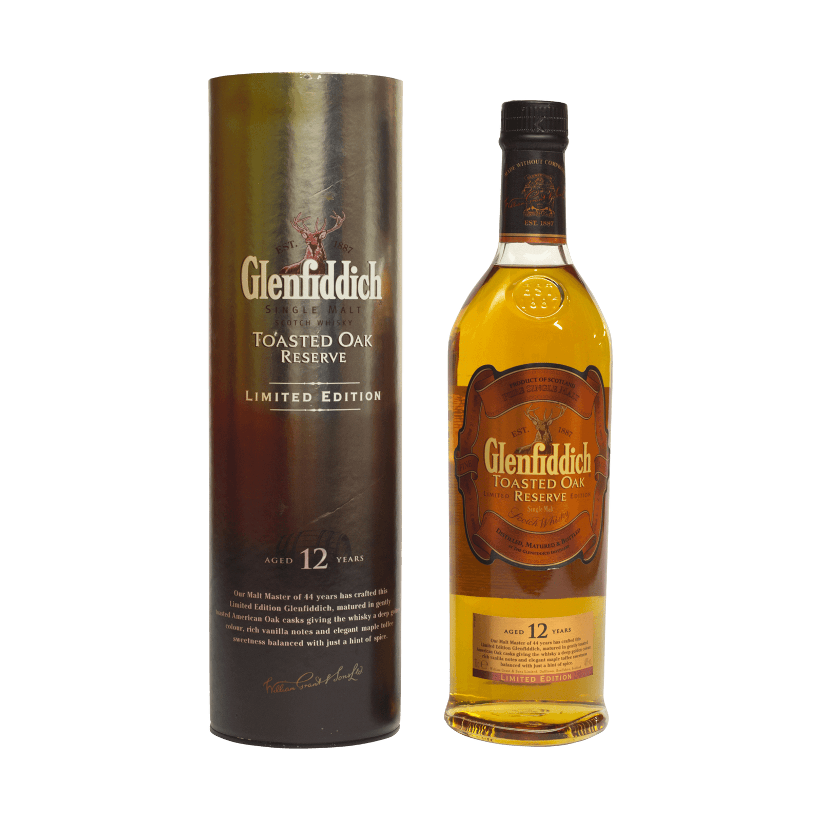 Glenfiddich 12 Year Old 'Toasted Oak Reserve' 43.00%