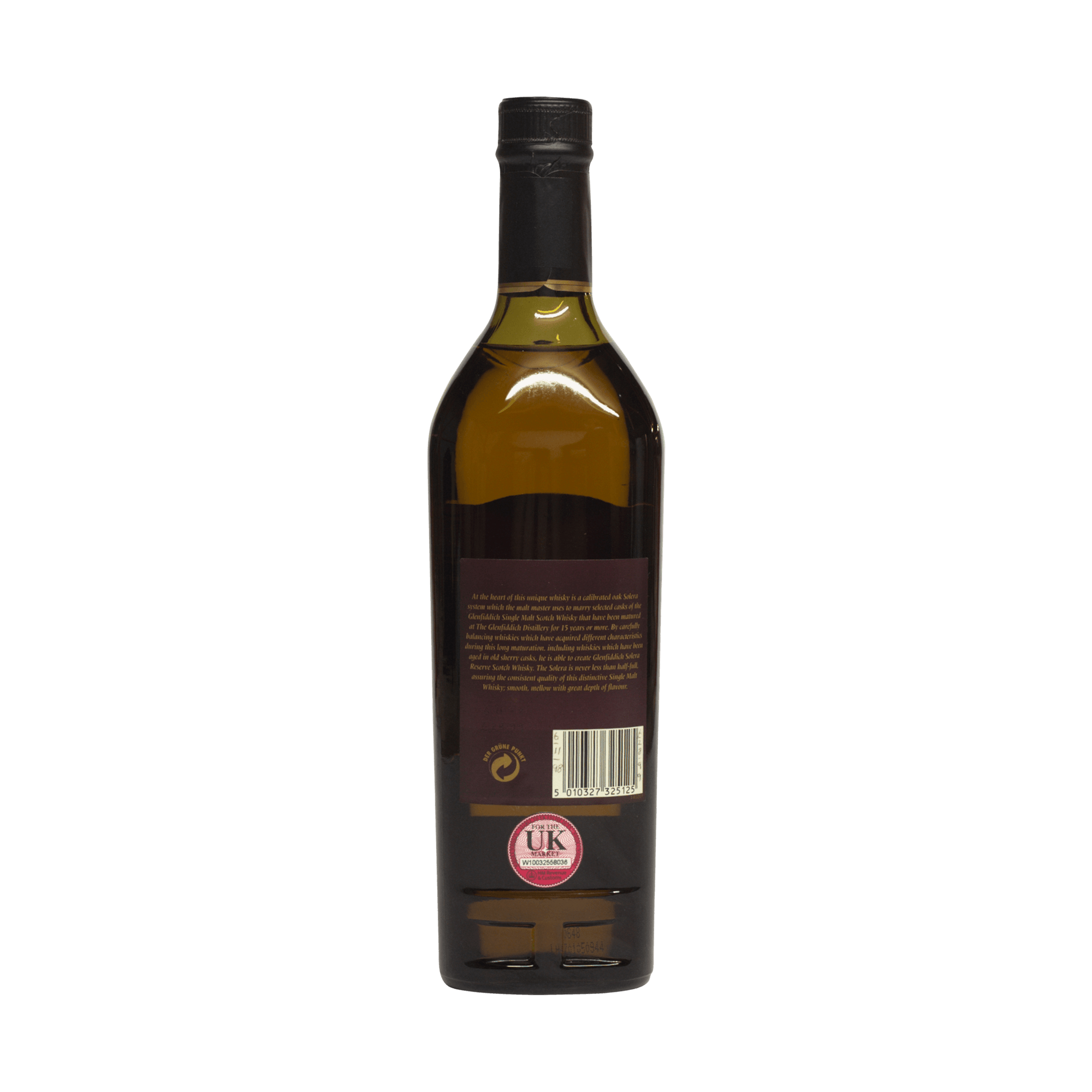 Glenfiddich 15 Year Old 'Solera Reserve' 43.00%