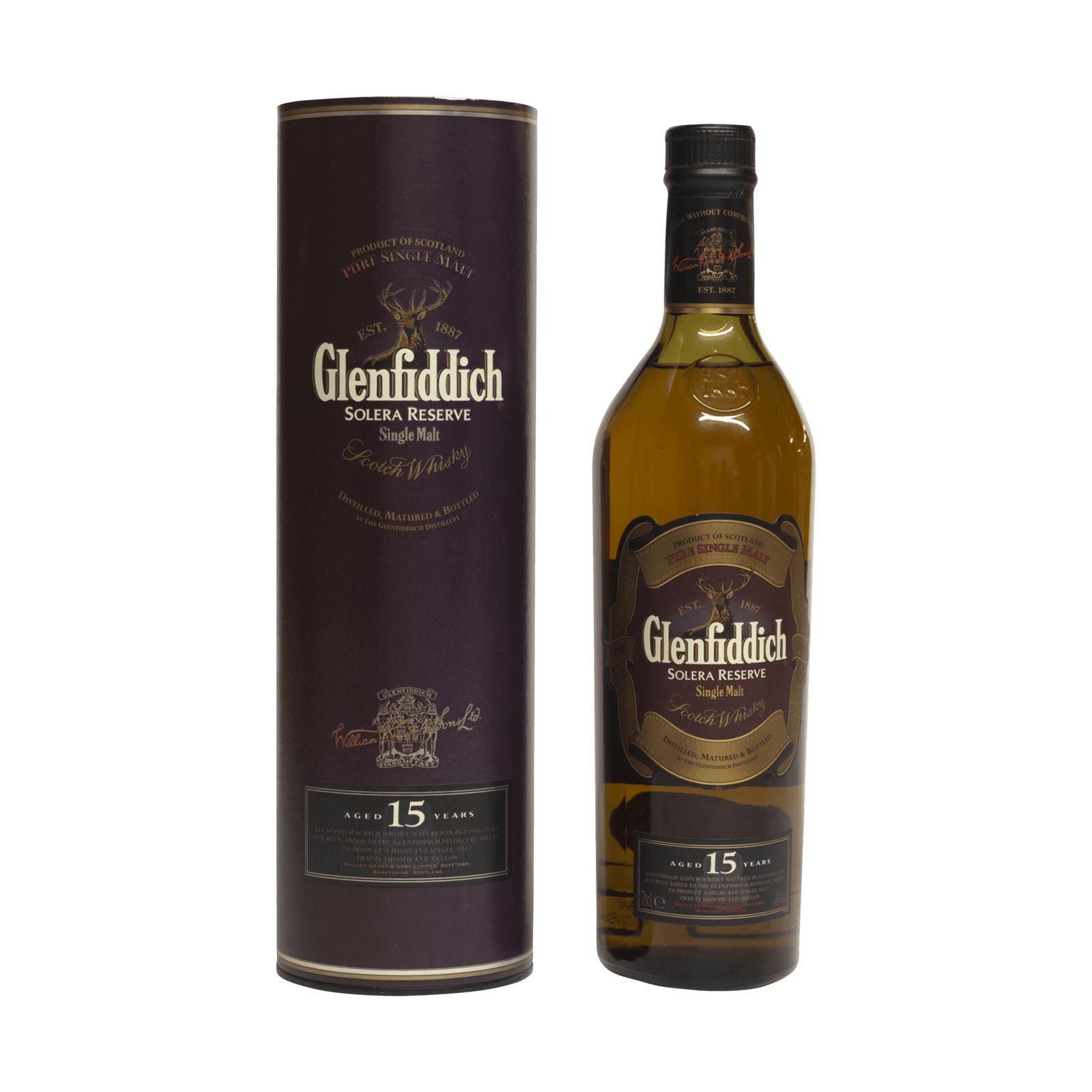 Glenfiddich 15 Year Old 'Solera Reserve' 43.00%