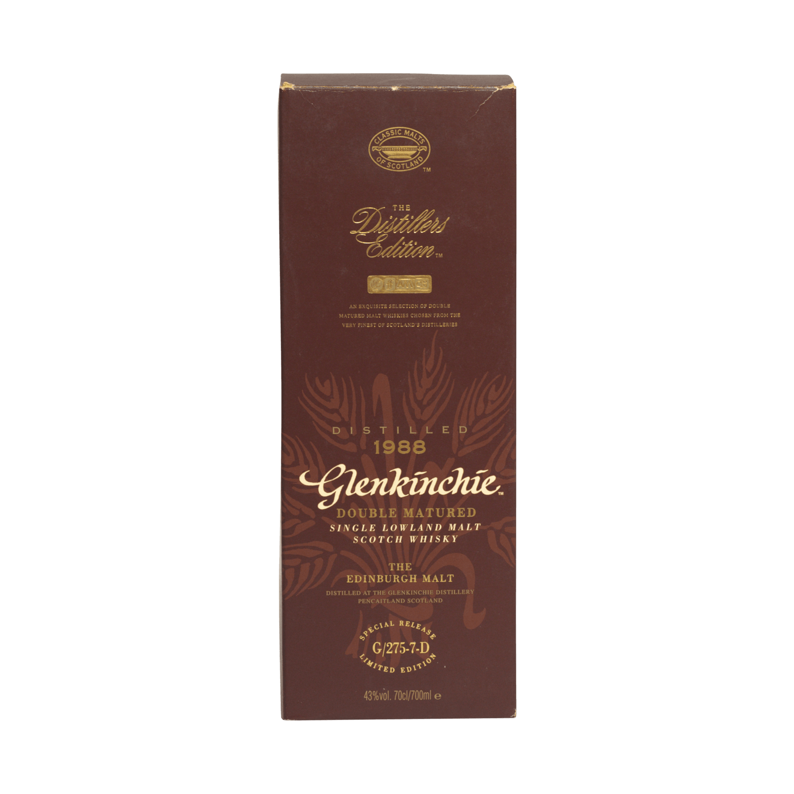 Glenkinchie 1988 Distillers Edition 43.00%