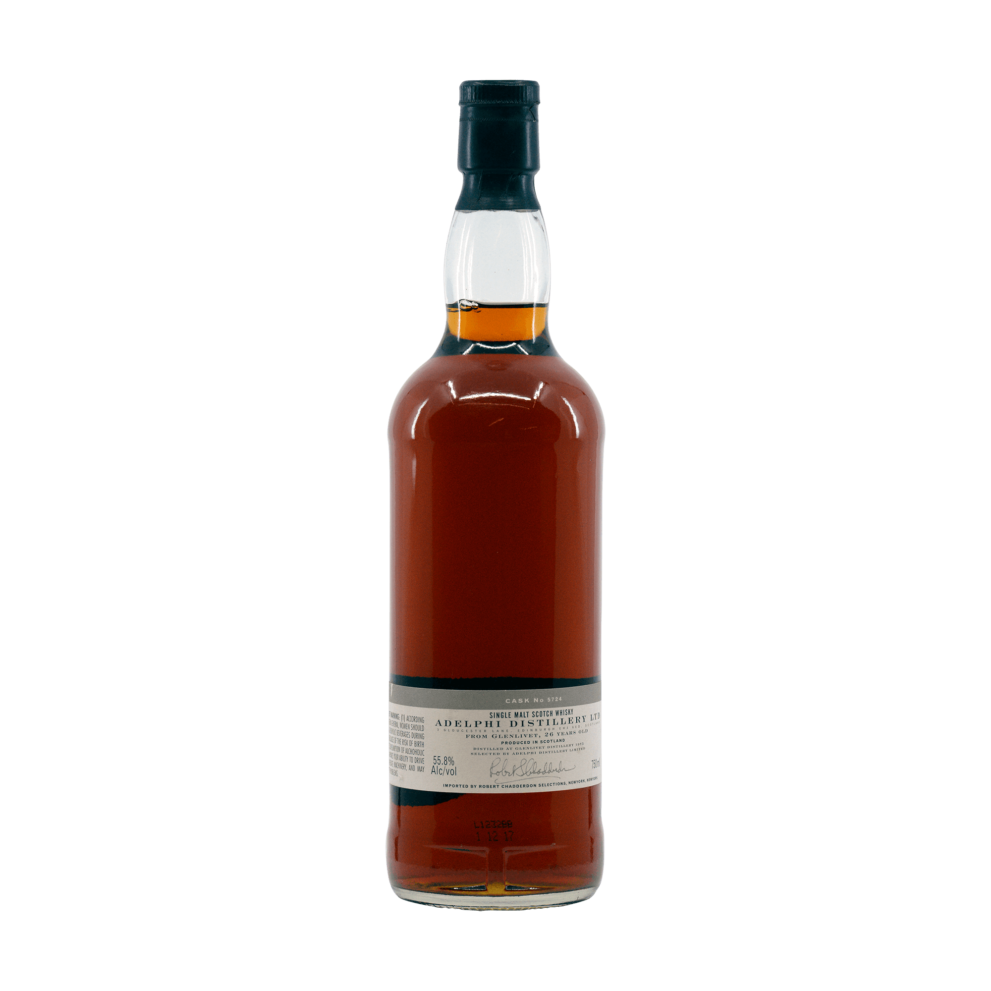 Glenlivet 1975 26 Year Old Adelphi 55.80%