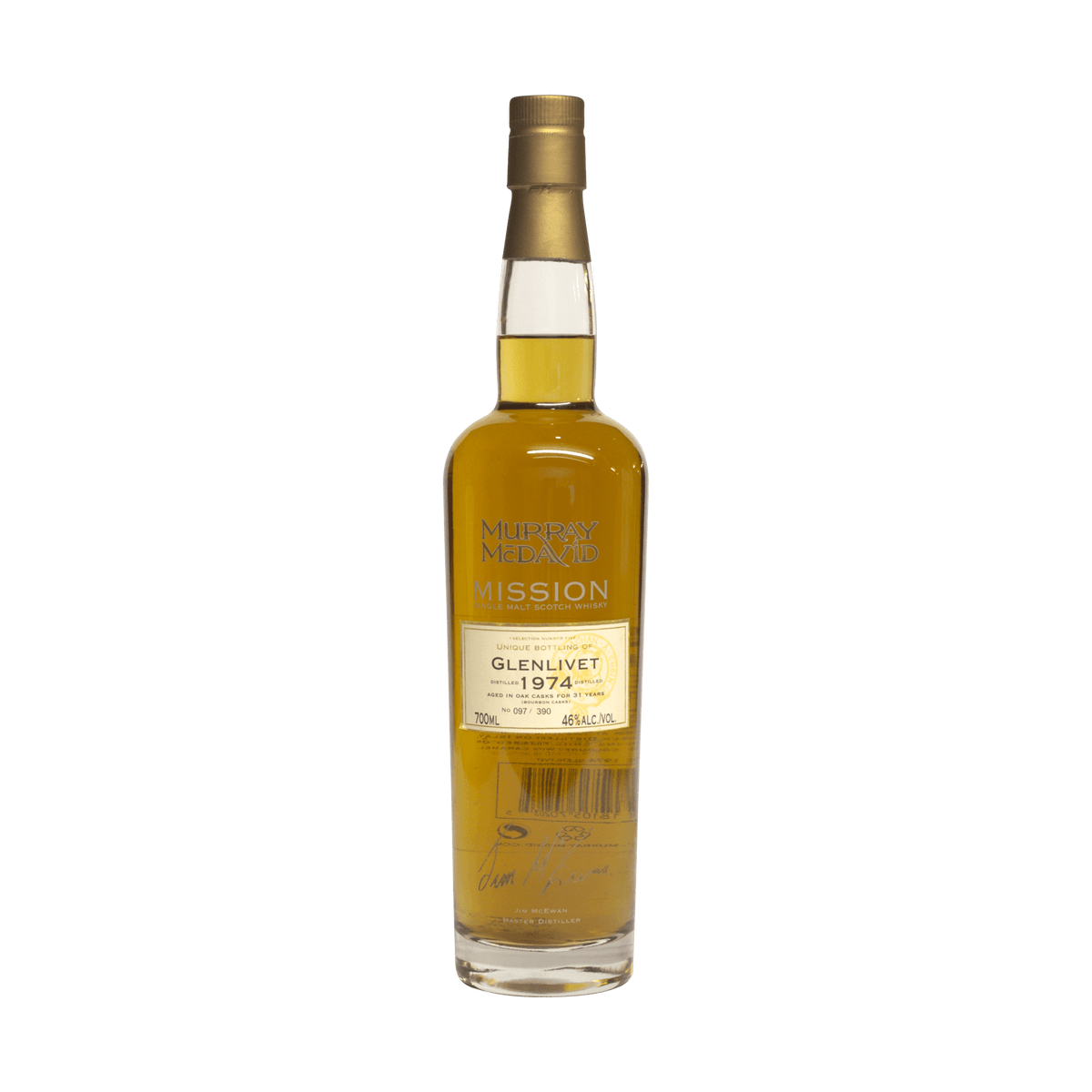 Glenlivet 1974 31 Year Old &#39;Mission&#39; Murray McDavid 46.00%