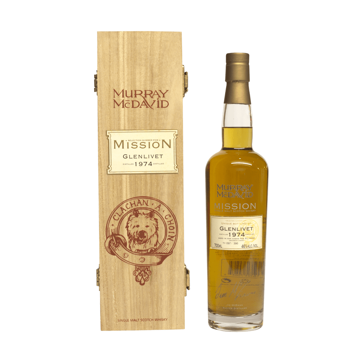 Glenlivet 1974 31 Year Old 'Mission' Murray McDavid 46.00%