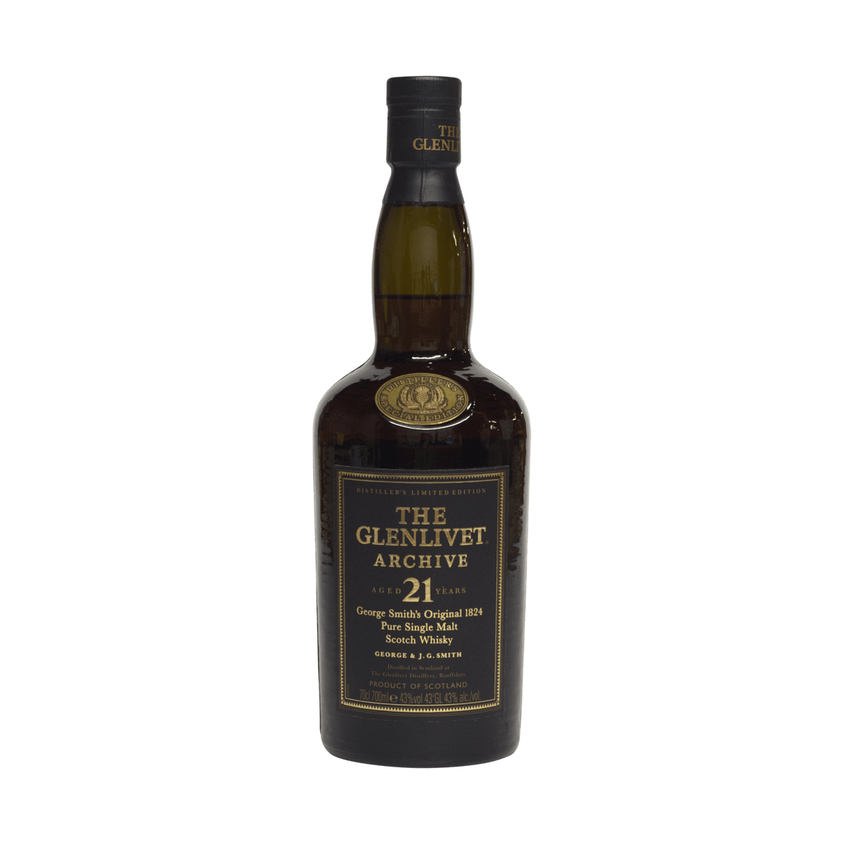 Glenlivet 21 Year Old &#39;Archive Collection&#39; George and JG Smith 43.00%