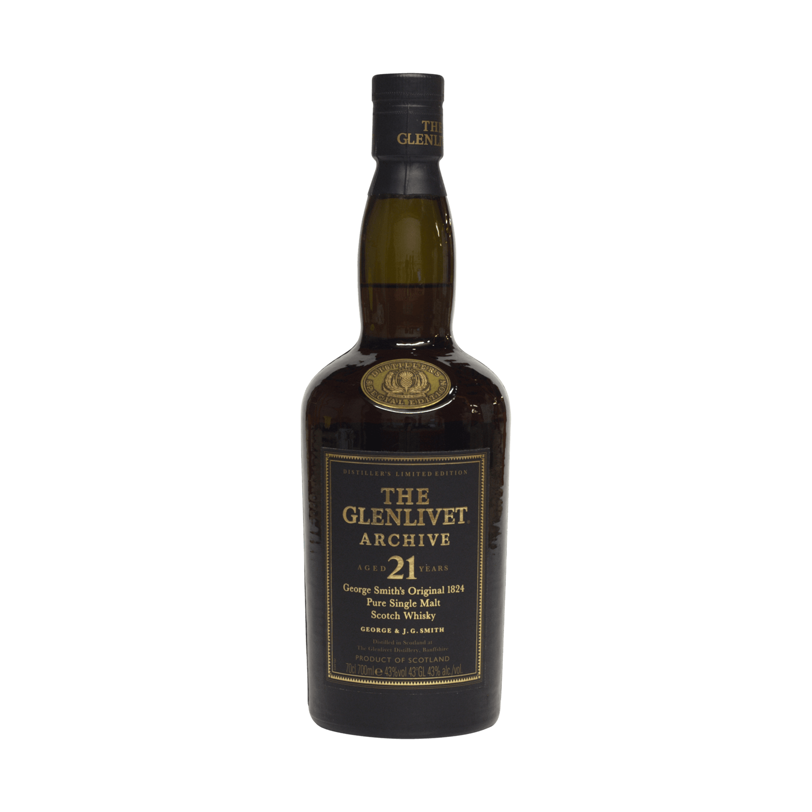 Glenlivet 21 Year Old 'Archive Collection' George and JG Smith 43.00%