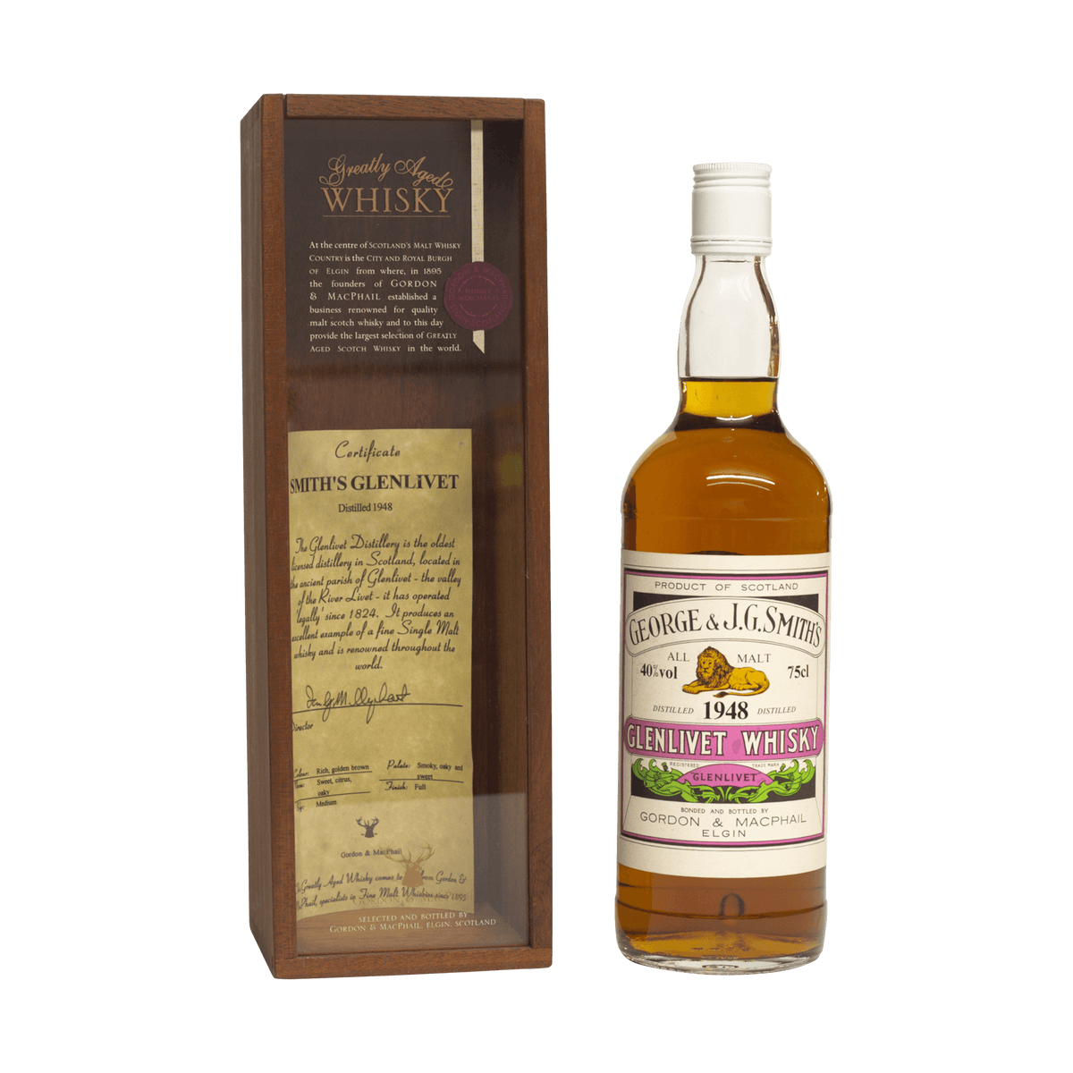 Glenlivet 1948 George & JG Smith 40.00%