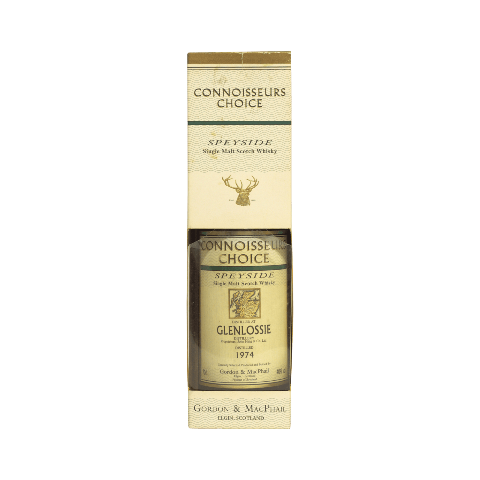 Glenlossie 1974 'Connoisseurs Choice' Gordon & MacPhail 40.00%