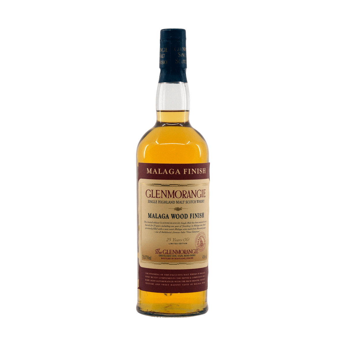 Glenmorangie 25 Year Old Malaga Finish 43.00%