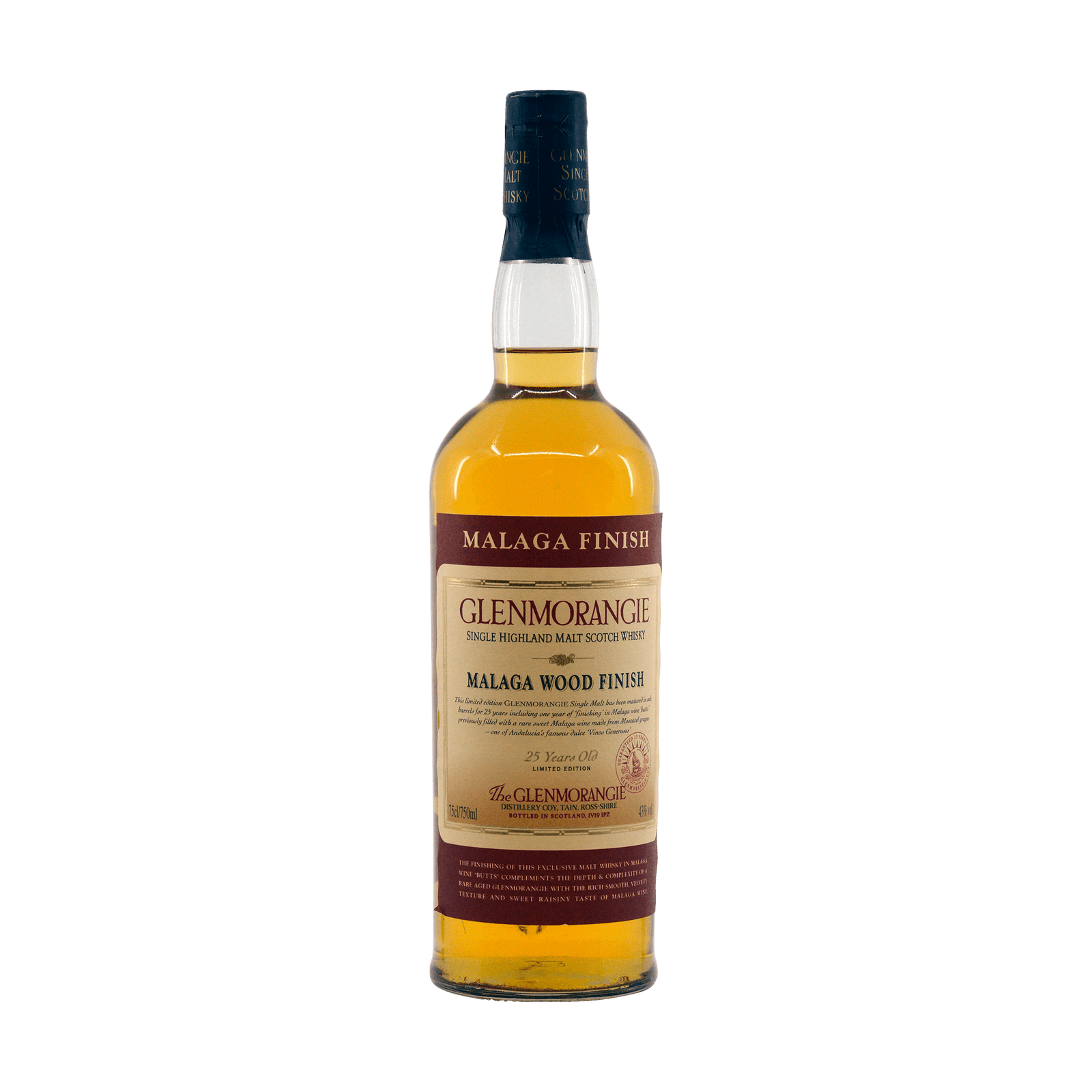 Glenmorangie 25 Year Old Malaga Finish 43.00%