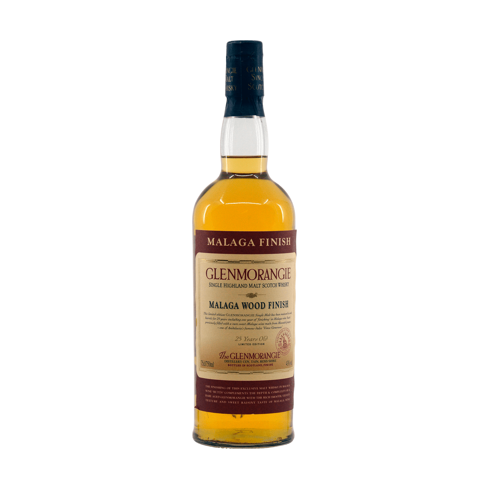Glenmorangie 25 Year Old Malaga Finish 43.00%
