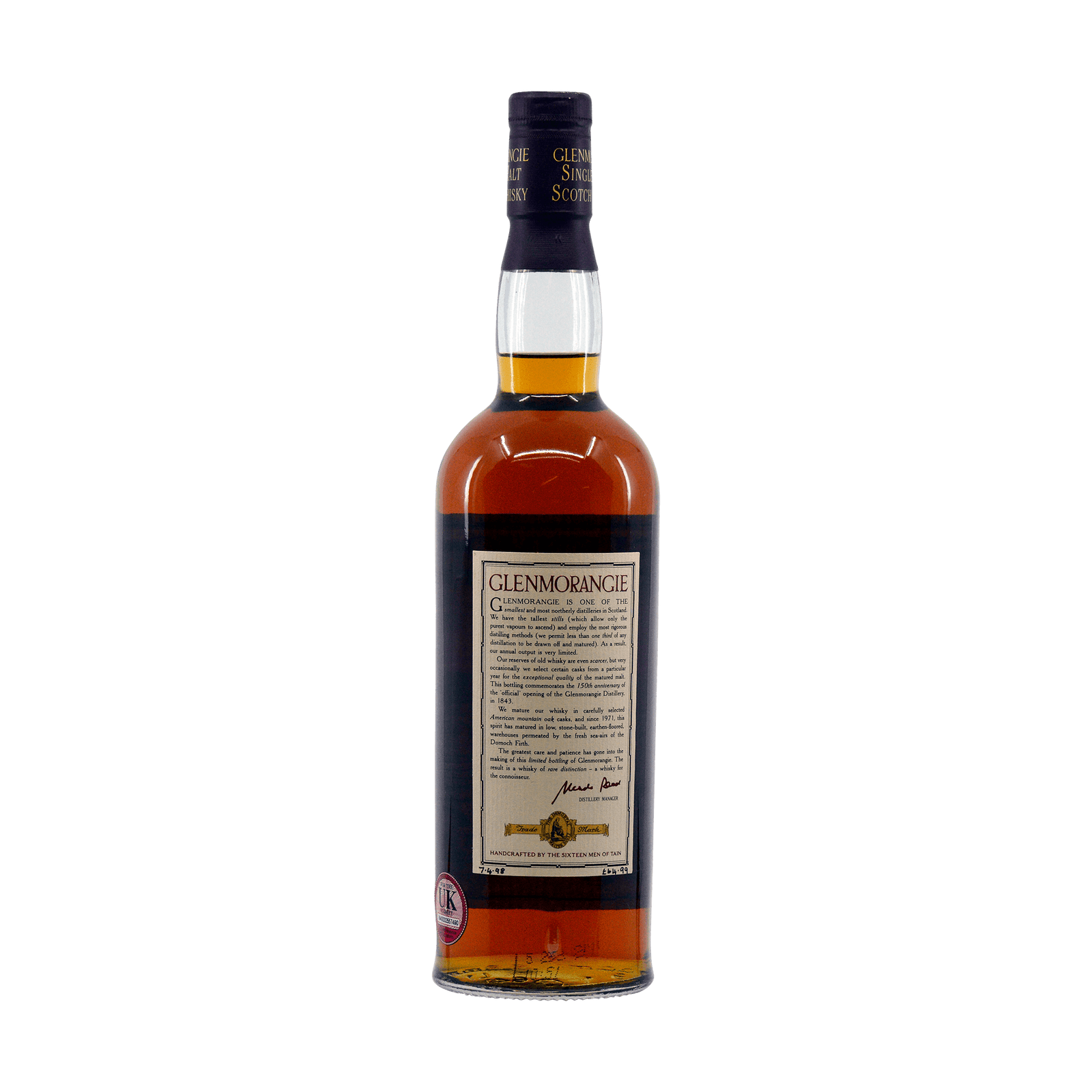 Glenmorangie 1971 '150th Anniversary' Limited Bottling 43.00%