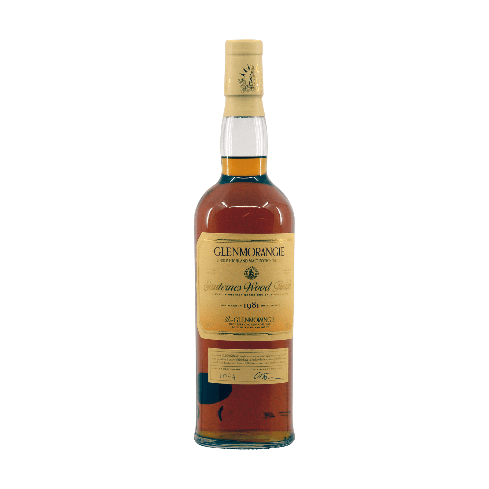 Glenmorangie 1981 21 Year Old Sauternes Wood Finish 46.00%