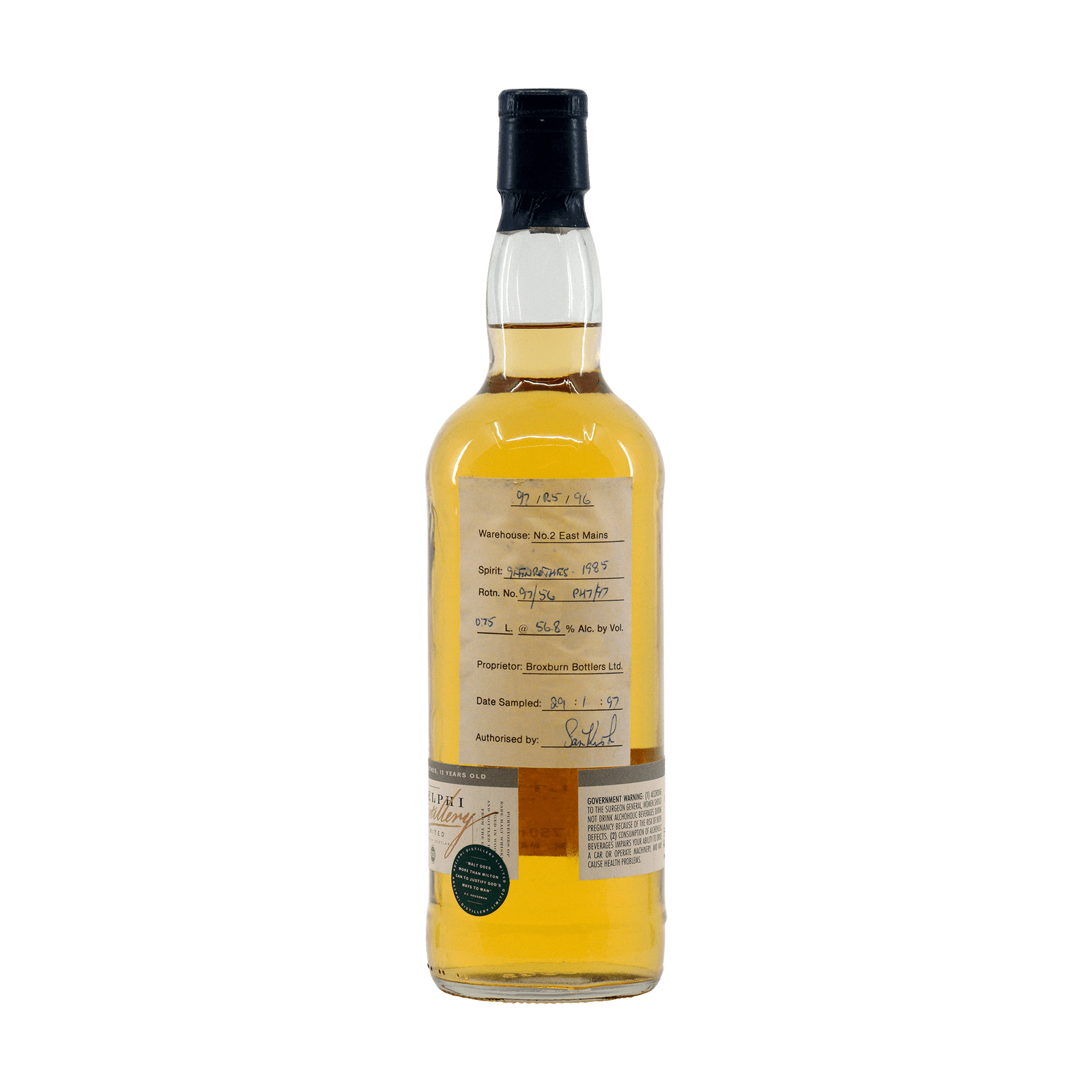 Glenrothes 1985 12 Year Old Adelphi 56.80%