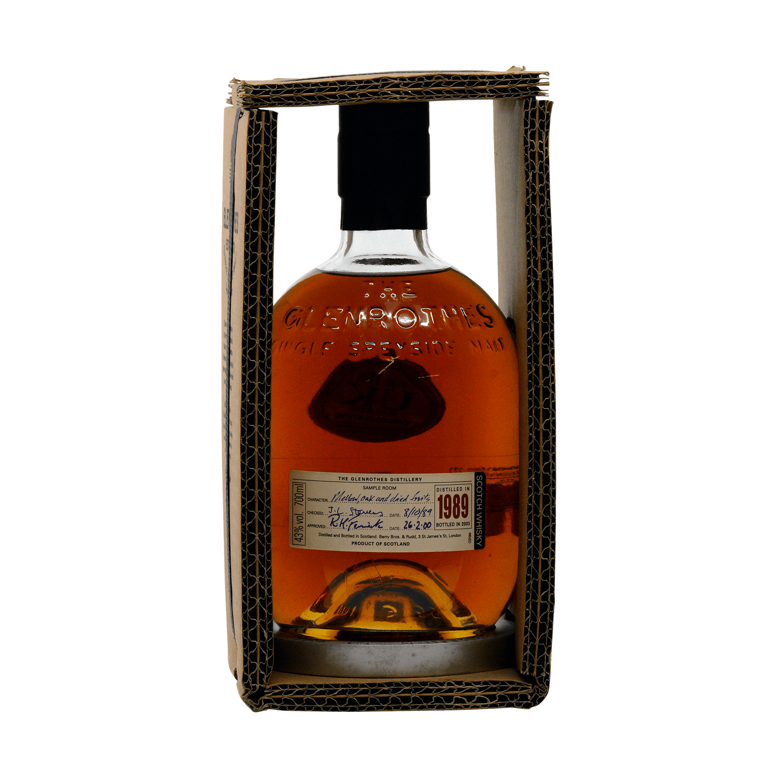 Glenrothes 1984 12 Year Old Limited Release Berry Brothers & Rudd 43.00%