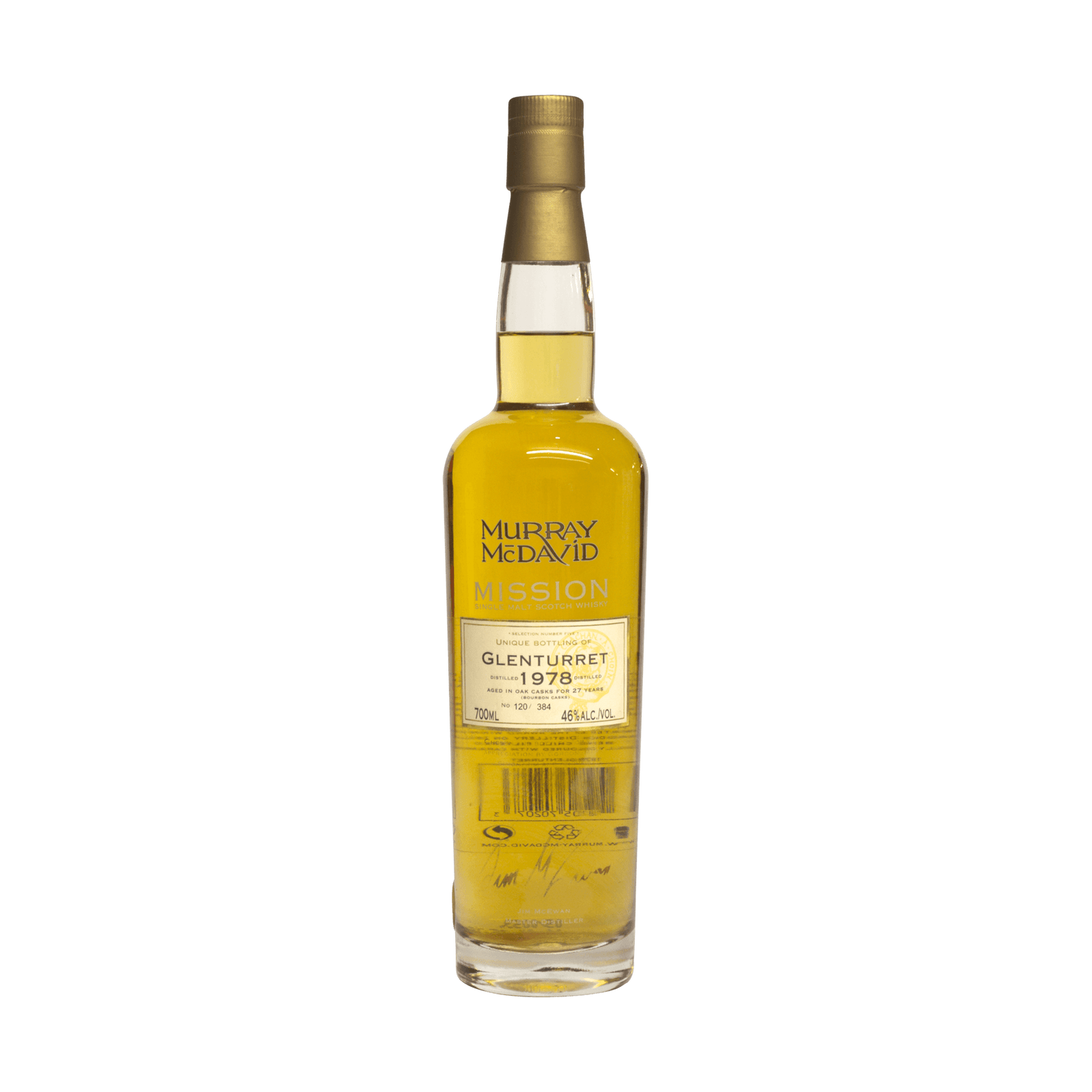 Glenturret 1978 27 Year Old 'Selection Number 5' Murray McDavid 46.00%