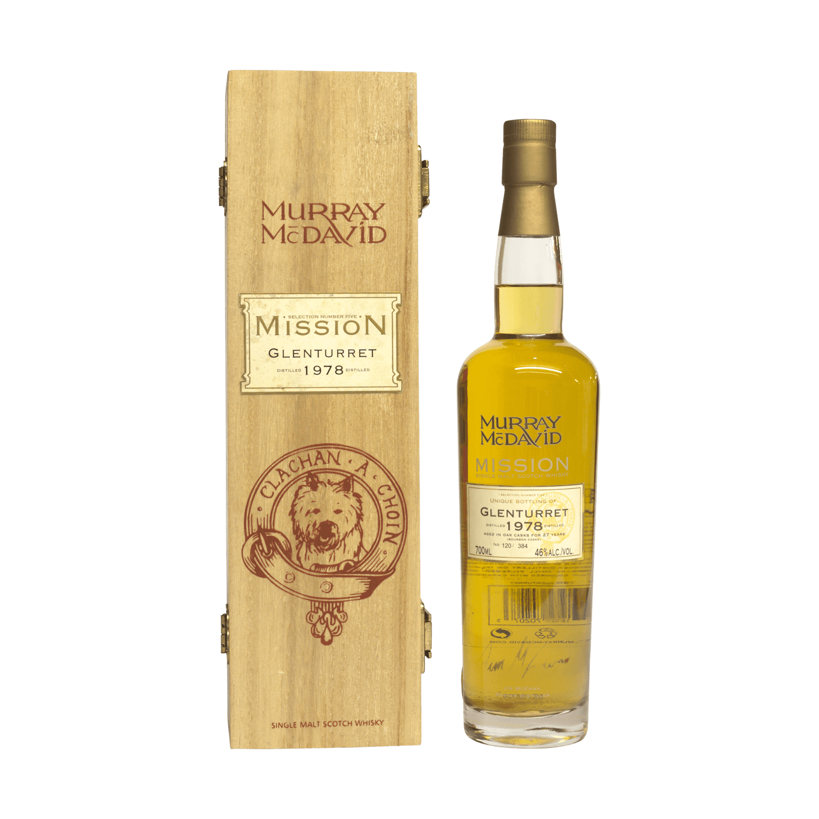 Glenturret 1978 27 Year Old 'Selection Number 5' Murray McDavid 46.00%