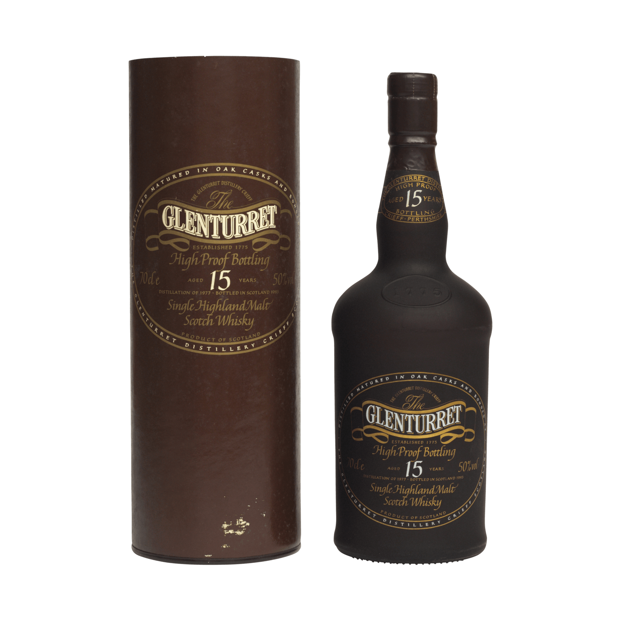 Glenturret 1977 15 Year Old 'High Proof Bottling' 50.00%