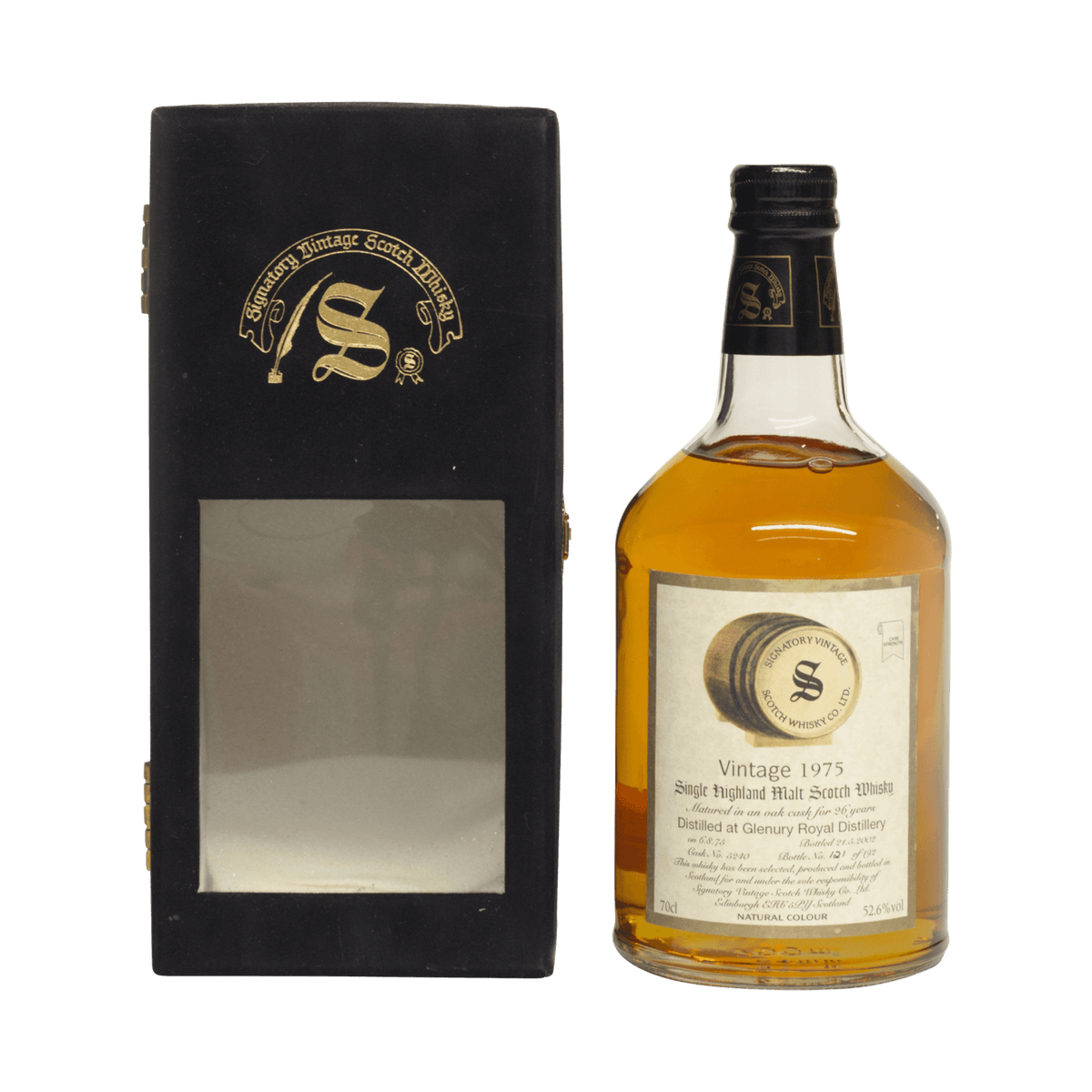 Glenury Royal 1975 26 Year Old Signatory Vintage SW 52.60%