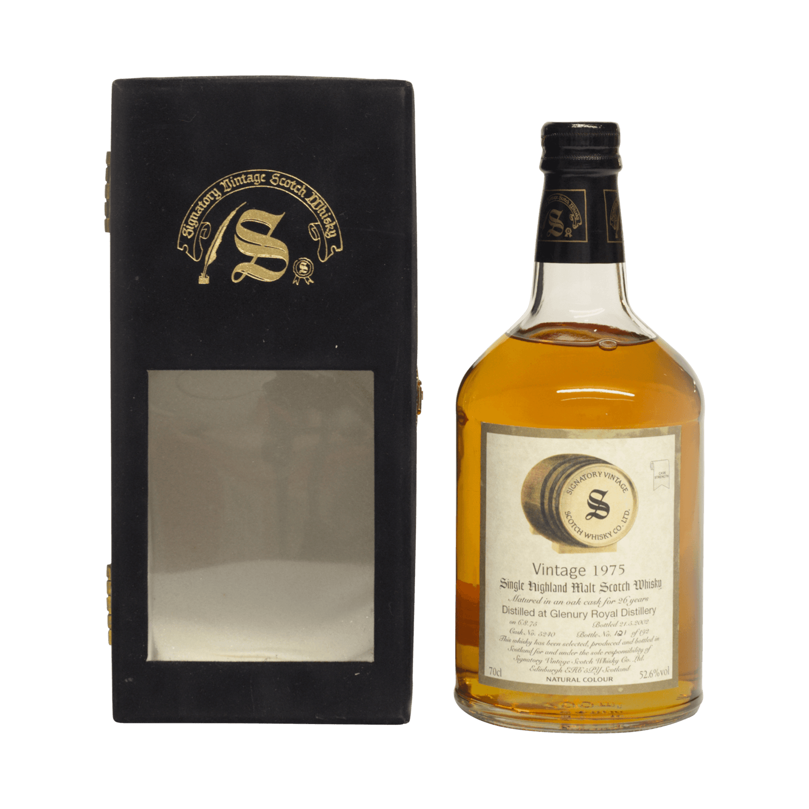 Glenury Royal 1975 26 Year Old Signatory Vintage SW 52.60%