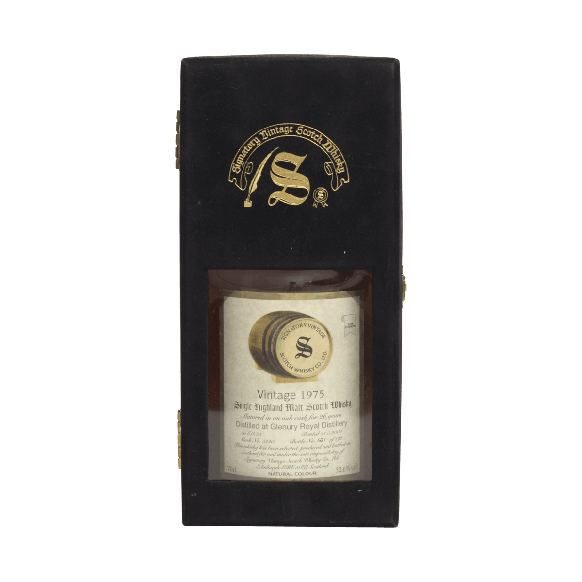 Glenury Royal 1975 26 Year Old Signatory Vintage SW 52.60%