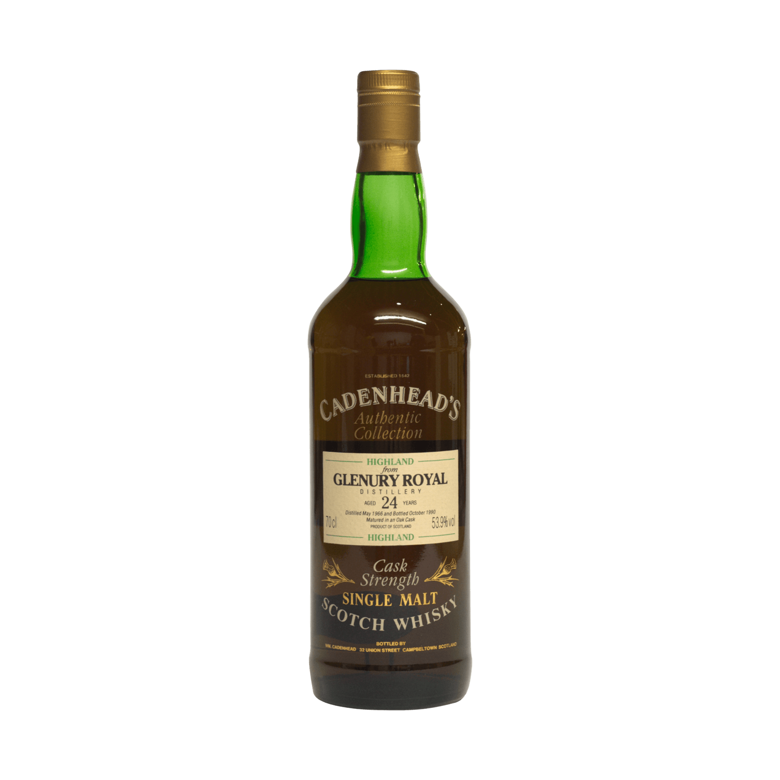 Glenury Royal 1966 24 Year Old 'Authentic Collection' 53.90%