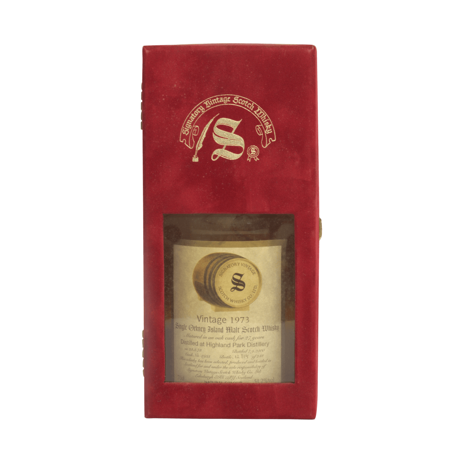 Highland Park 1973 27 Year Old Signatory Vintage SW 51.20%