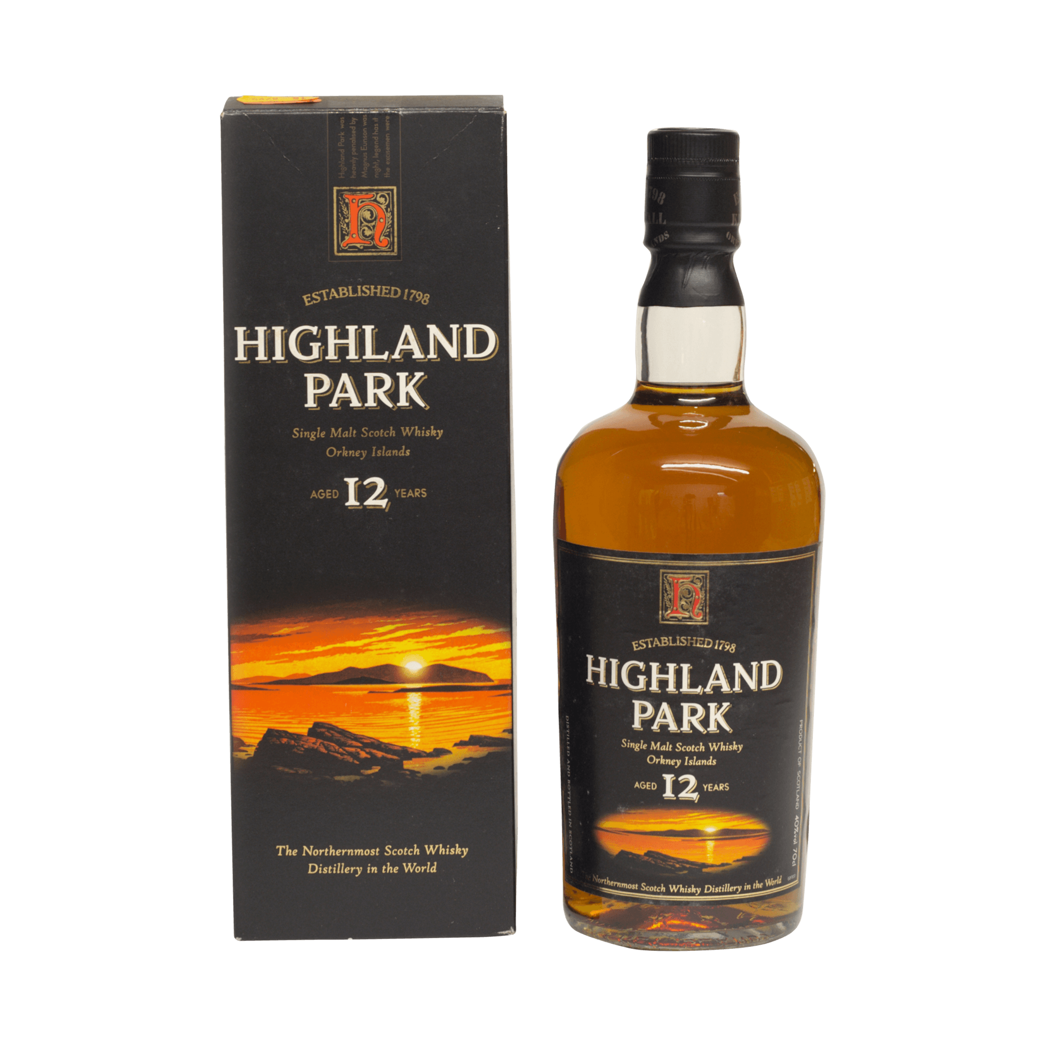 Highland Park 12 Year Old 40.00% 70cl - Whisky Business