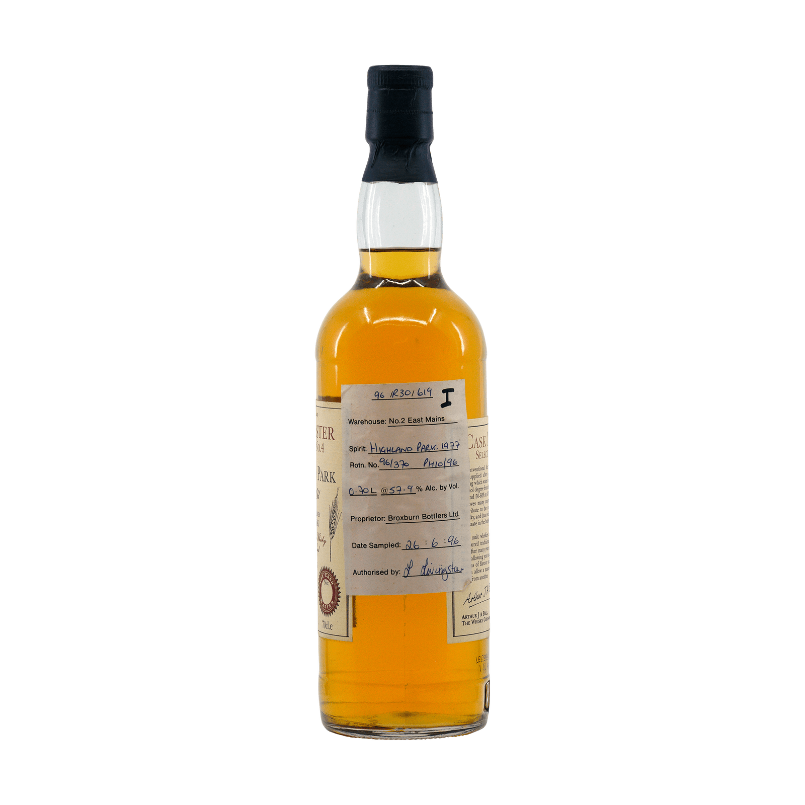 Highland Park 1977 19 Year Old 'Cask Master' Whisky Connoisseur 57.90%
