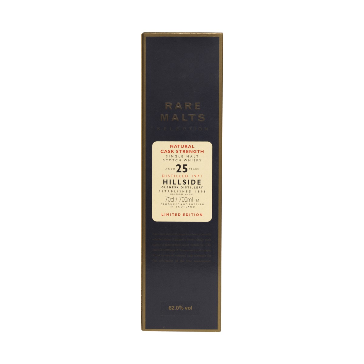 Hillside 1971 25 Year Old Rare Malts Selection 62.00%