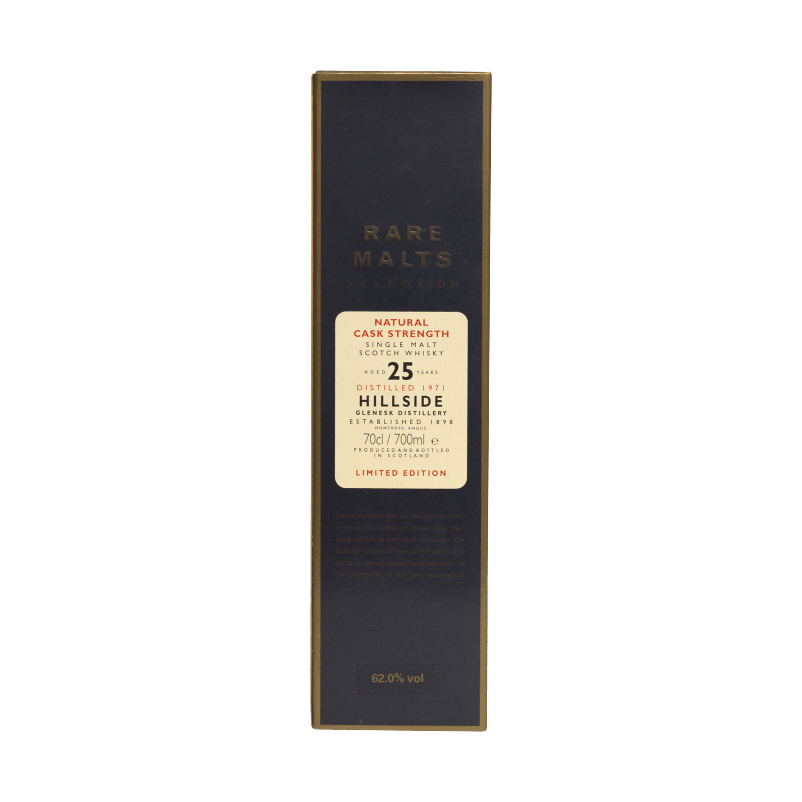 Hillside 1971 25 Year Old Rare Malts Selection 62.00%