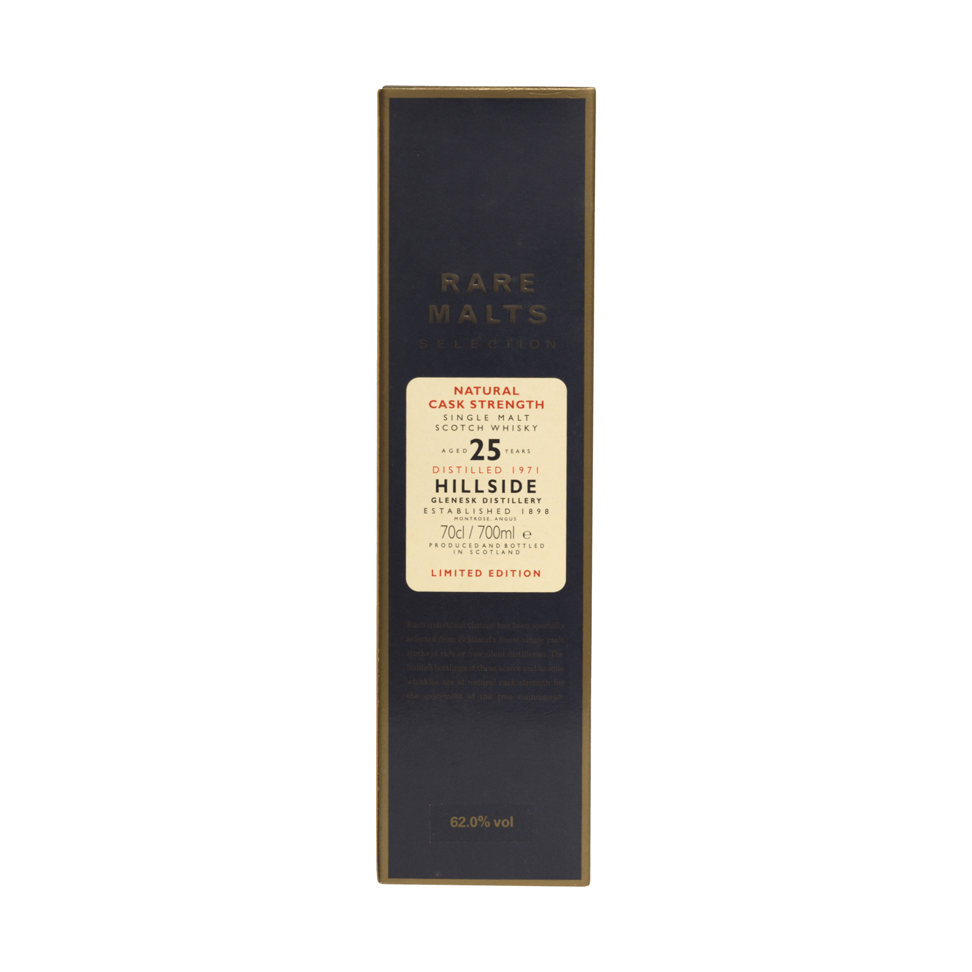 Hillside 1971 25 Year Old Rare Malts Selection 62.00%