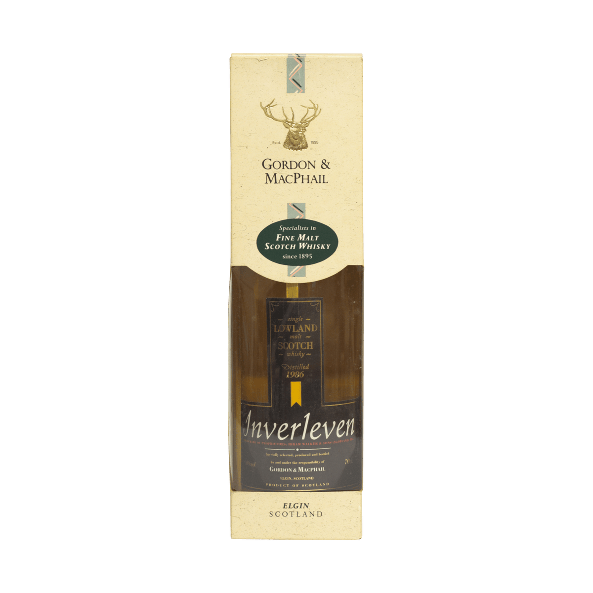 Inverleven 1986 16 Year Old Gordon & MacPhail 40.00%