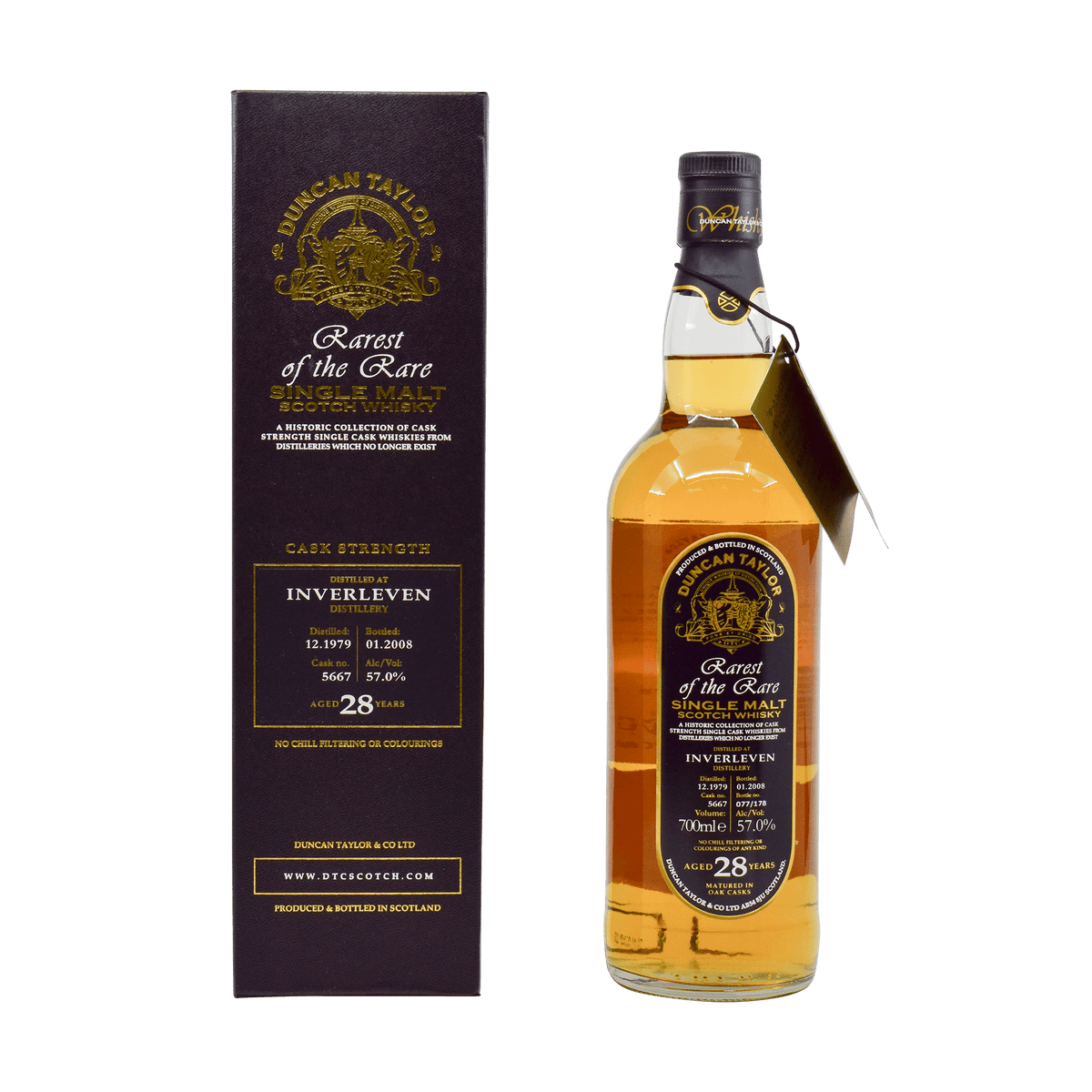 Inverleven 1979 28 Year Old 'Rarest of the Rare' Duncan Taylor 57.00% 70cl