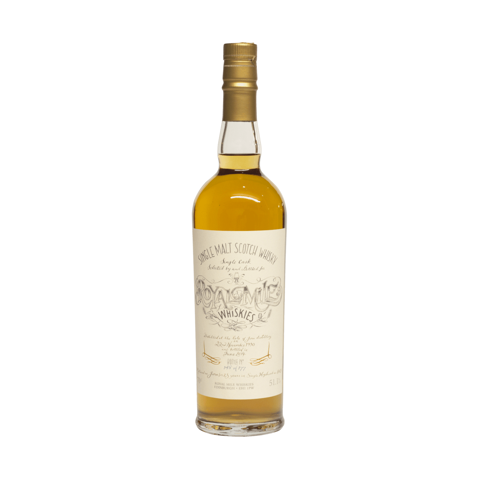 Jura 1990 23 Year Old 'Royal Mile' 51.10%