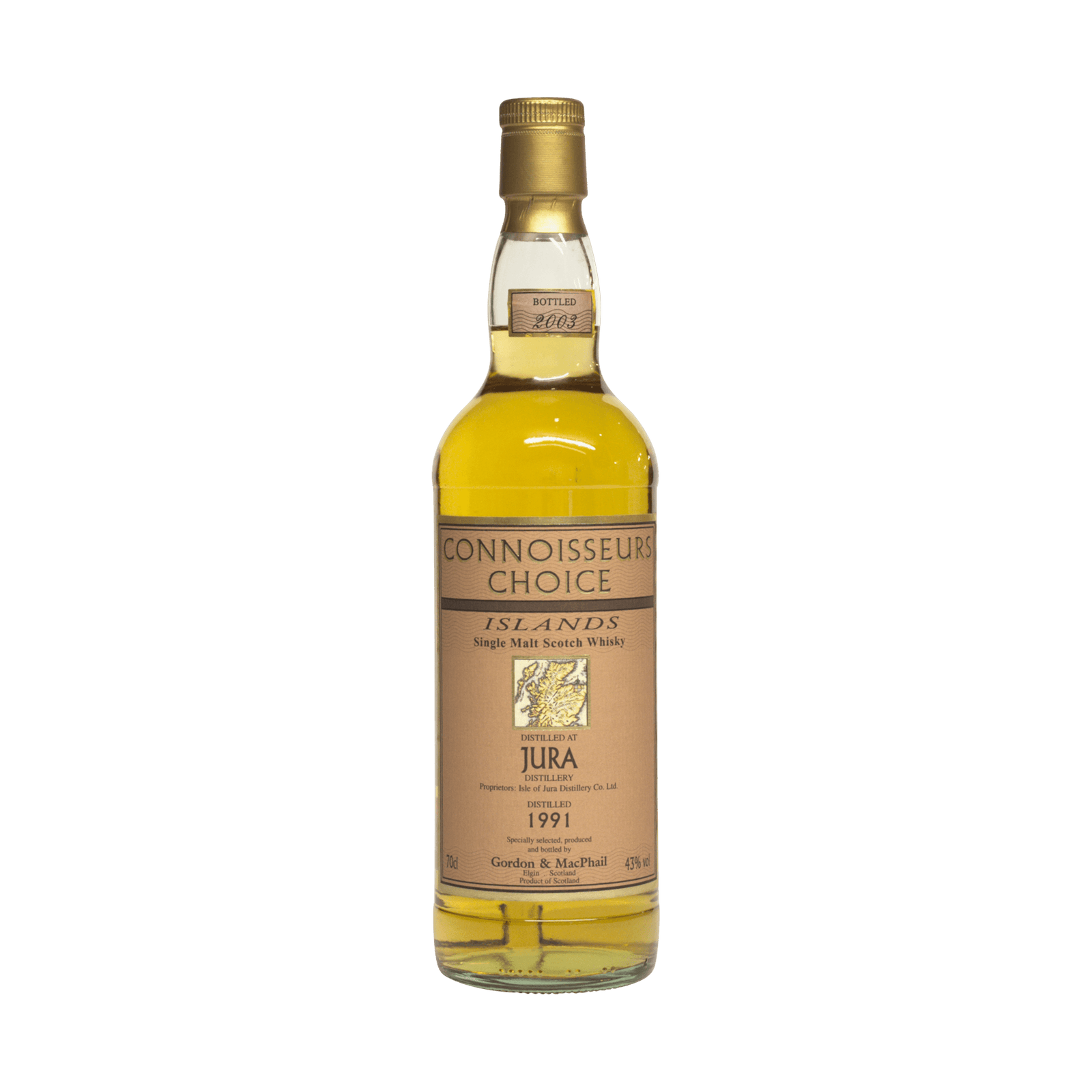 Jura 1991 12 Year Old 'Connoisseurs Choice' Gordon & MacPhail 40.00%