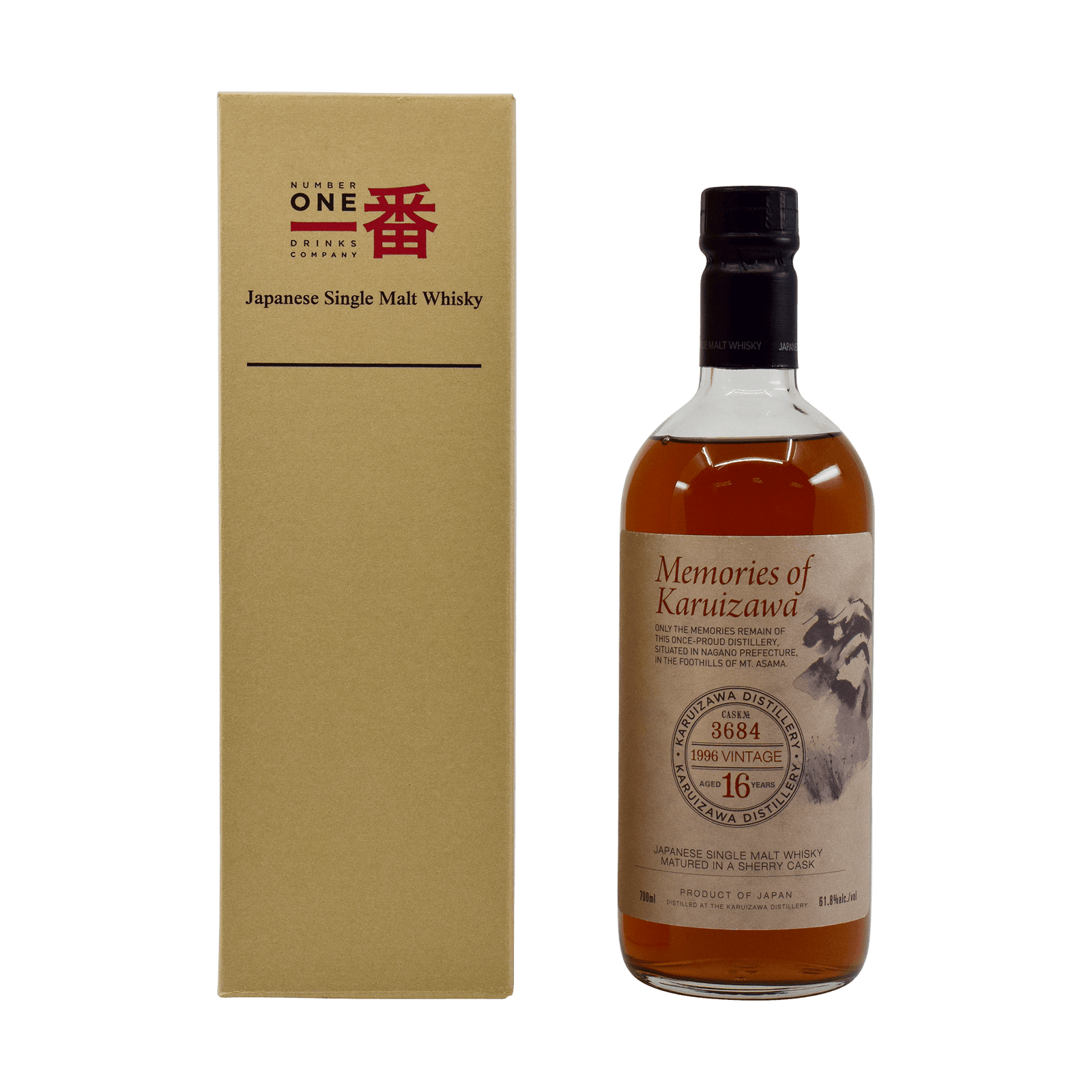 Karuizawa 1996 16 Year Old 'Memories' 61.80% 70cl