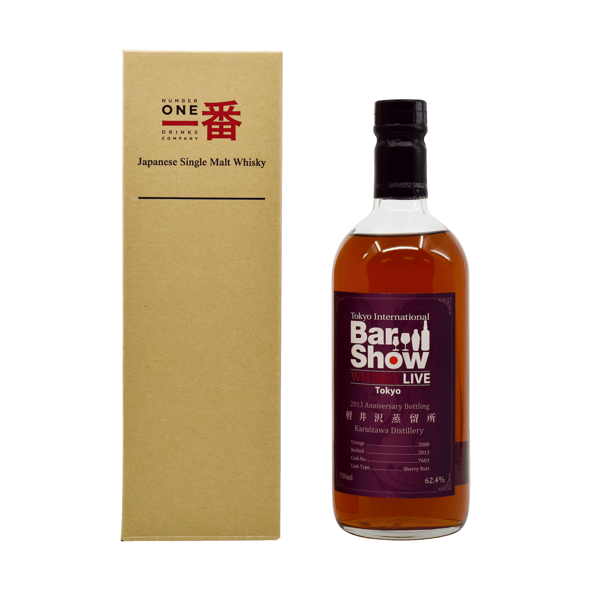 Karuizawa 2000 Tokyo International Bar Show 62.40% 70cl
