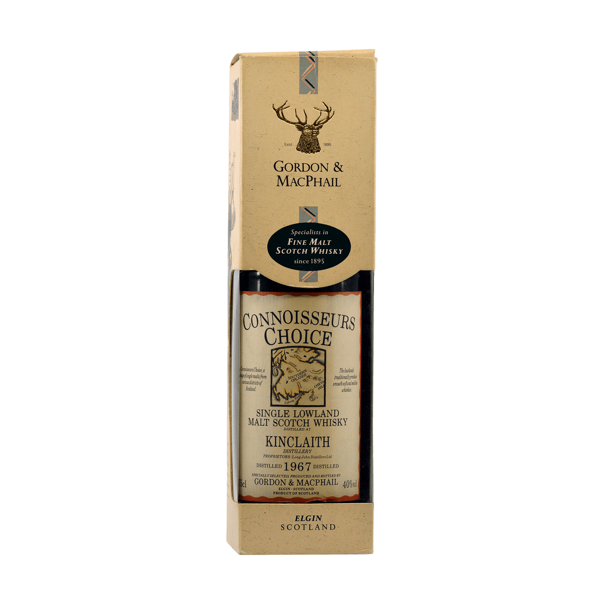 Kinclaith 1967 'Connoisseurs Choice' Gordon & MacPhail 40.00%