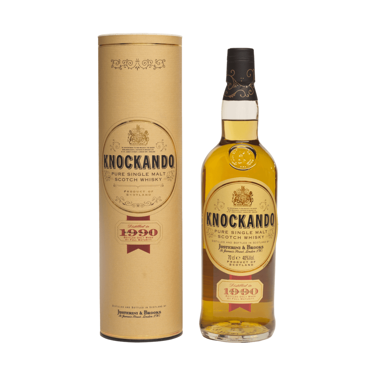 Knockando 1990 12 Year Old Justerini & Brooks 40.00%