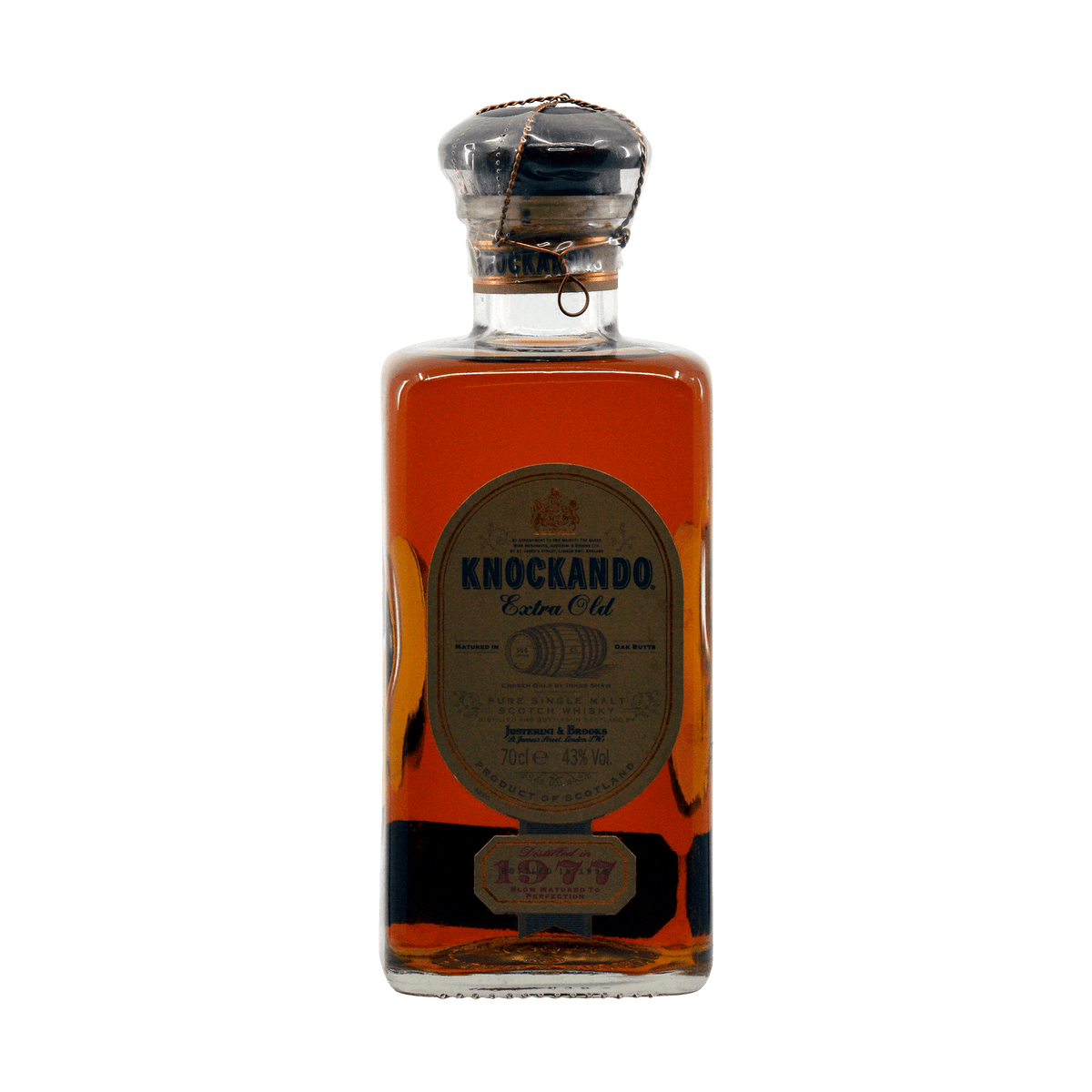 Knockando 1977 21 Year Old &#39;Extra Old&#39; Justerini &amp; Brooks 43.00%