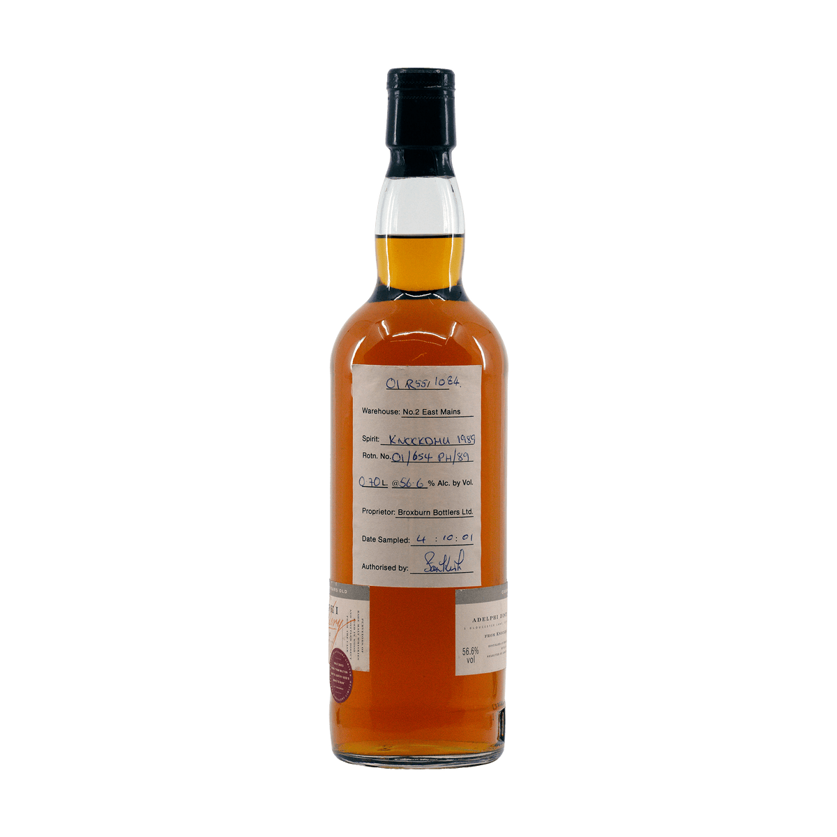 Knockdhu 1989 12 Year Old Adelphi 56.60%
