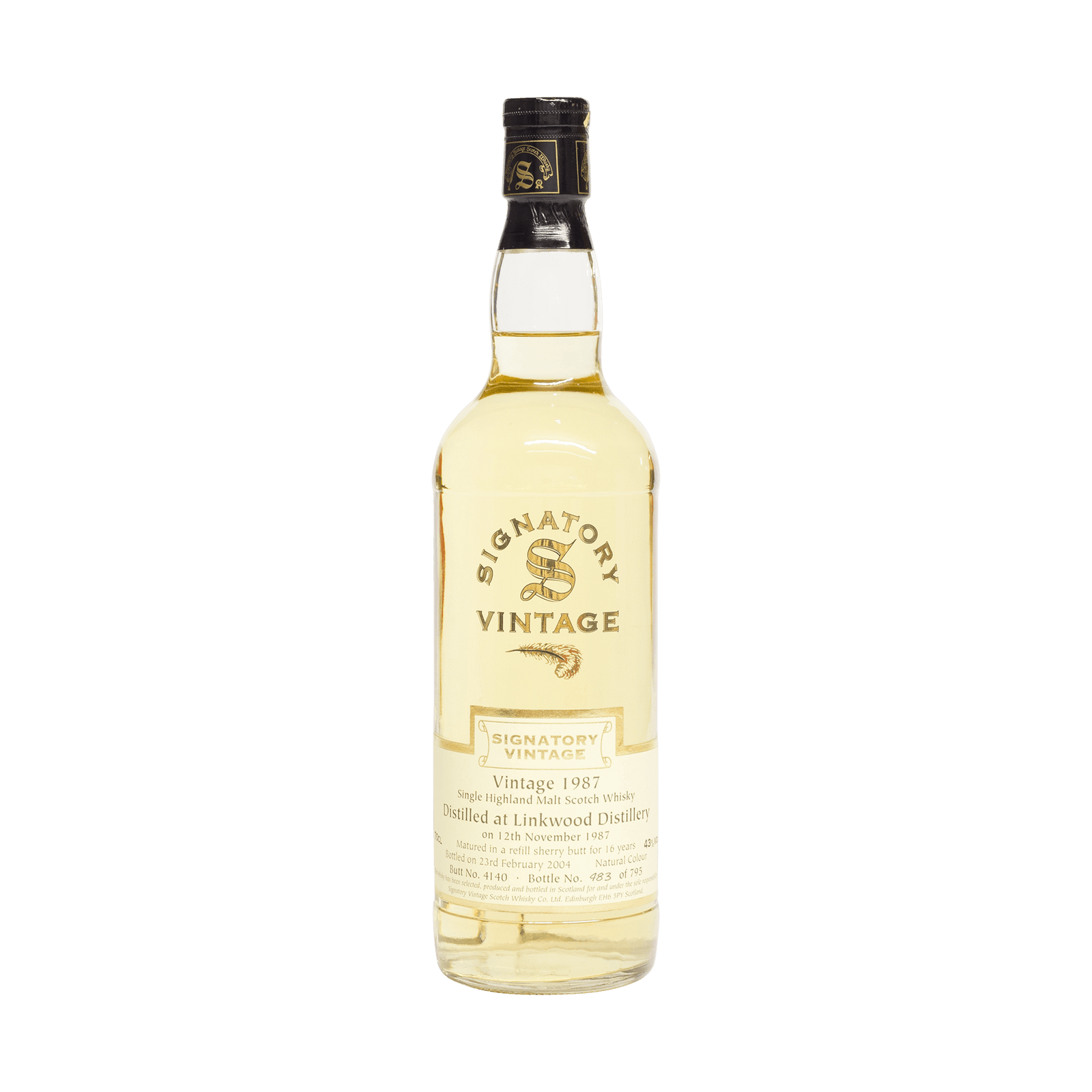 Linkwood 1987 16 Year Old Signatory Vintage SW 43.00%